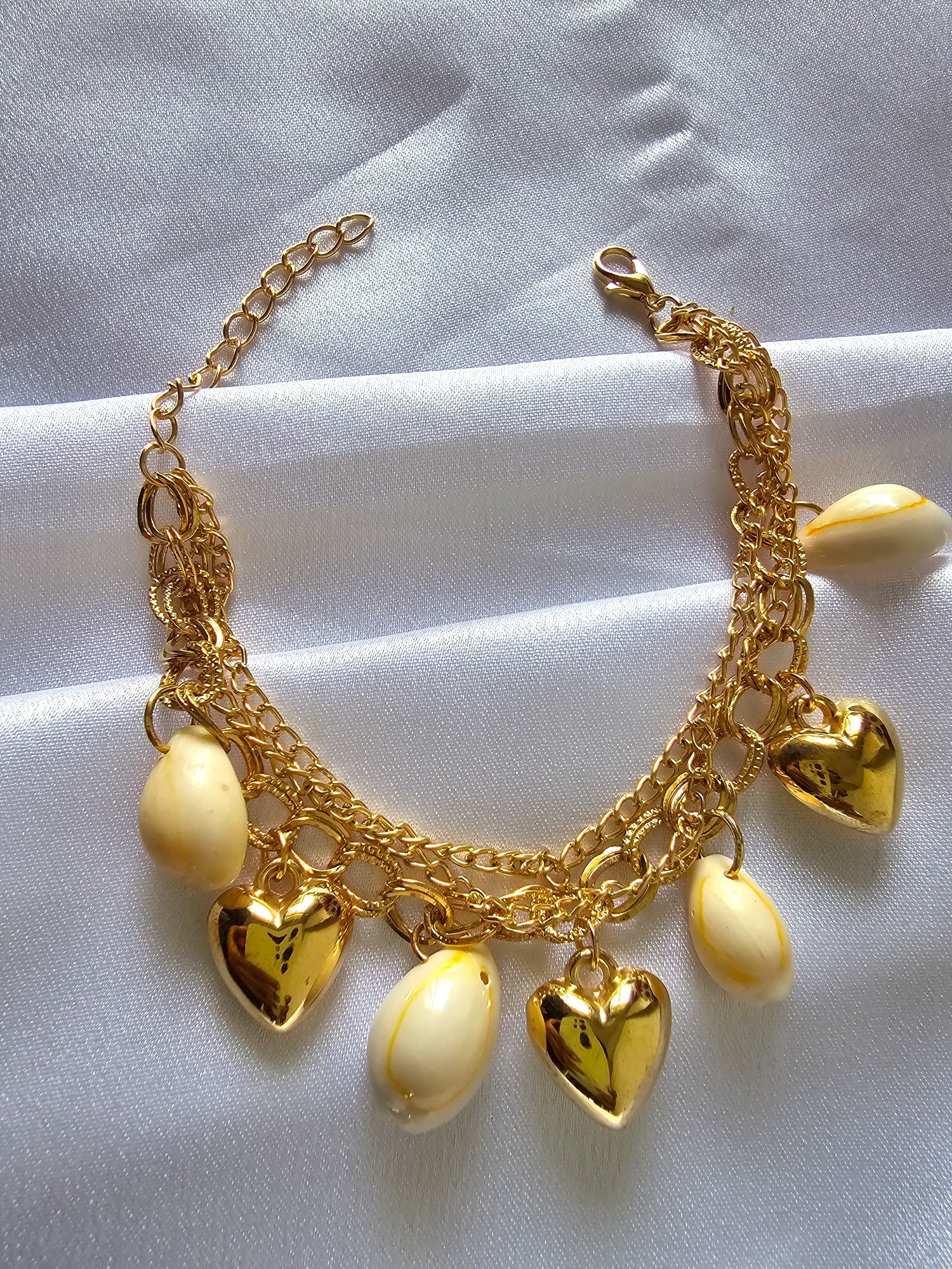 Golden Harmony Charm Bracelet