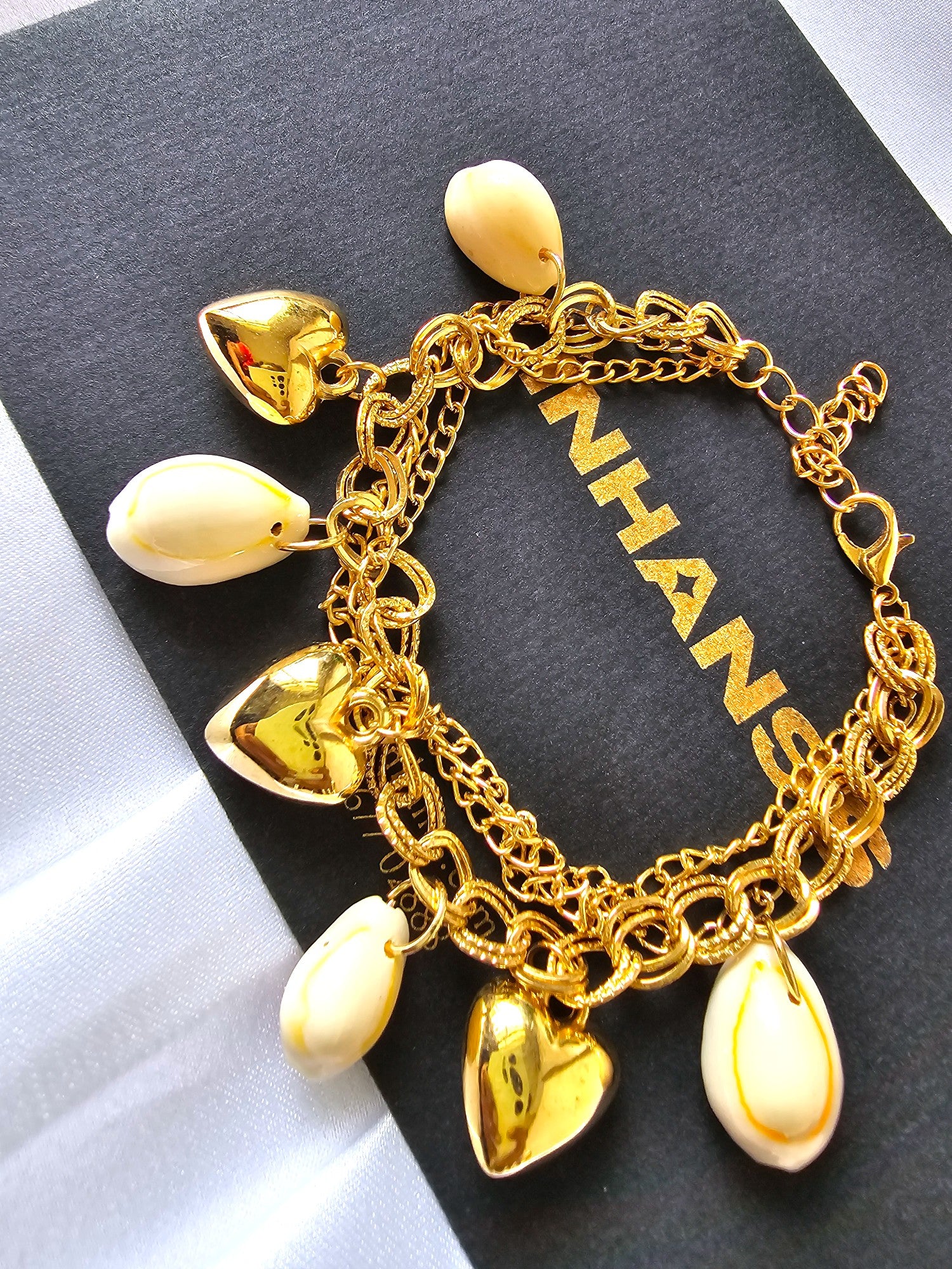 Golden Harmony Charm Bracelet