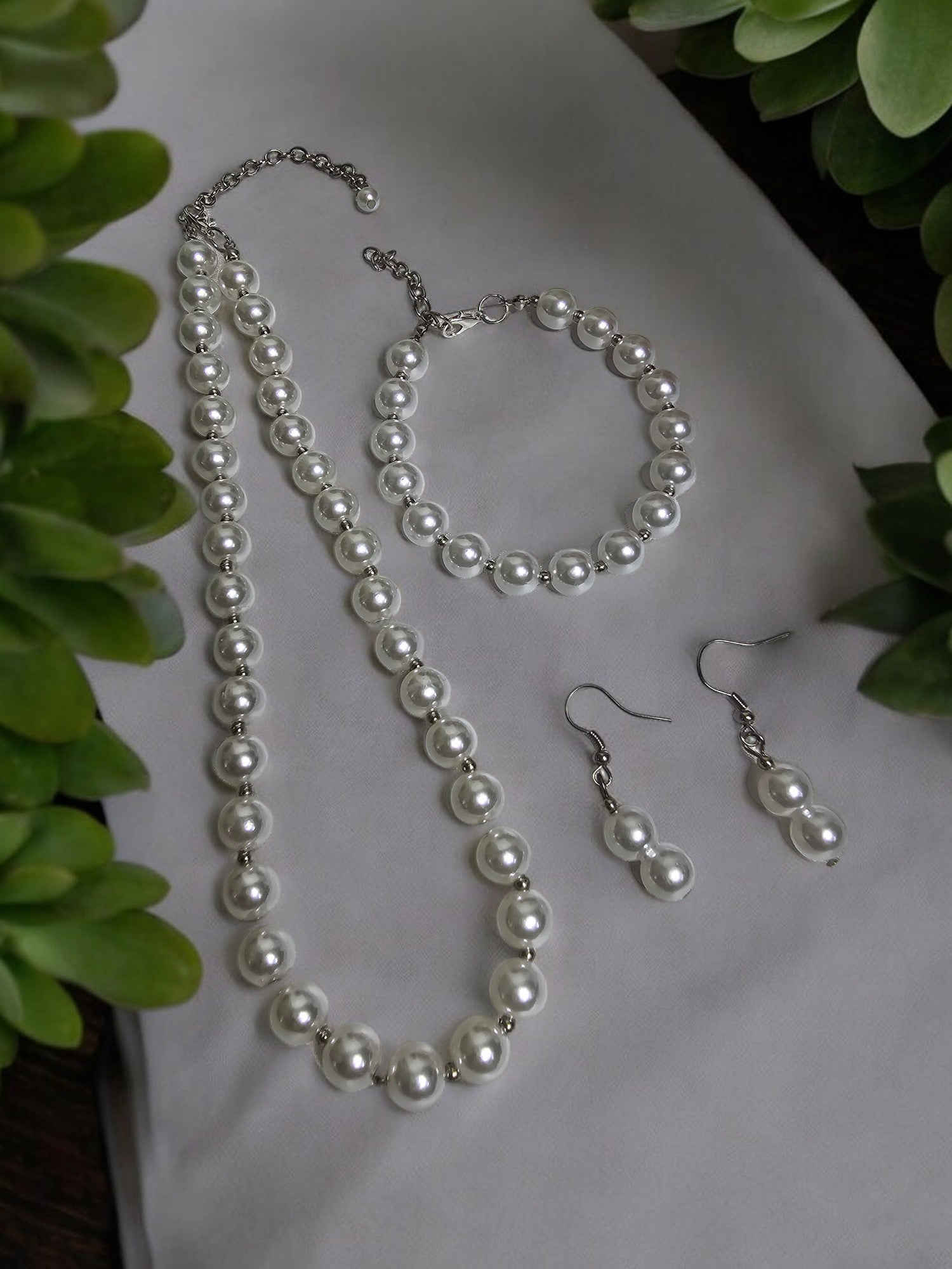 Elegant Pearls 3 Pc Set- Handmade