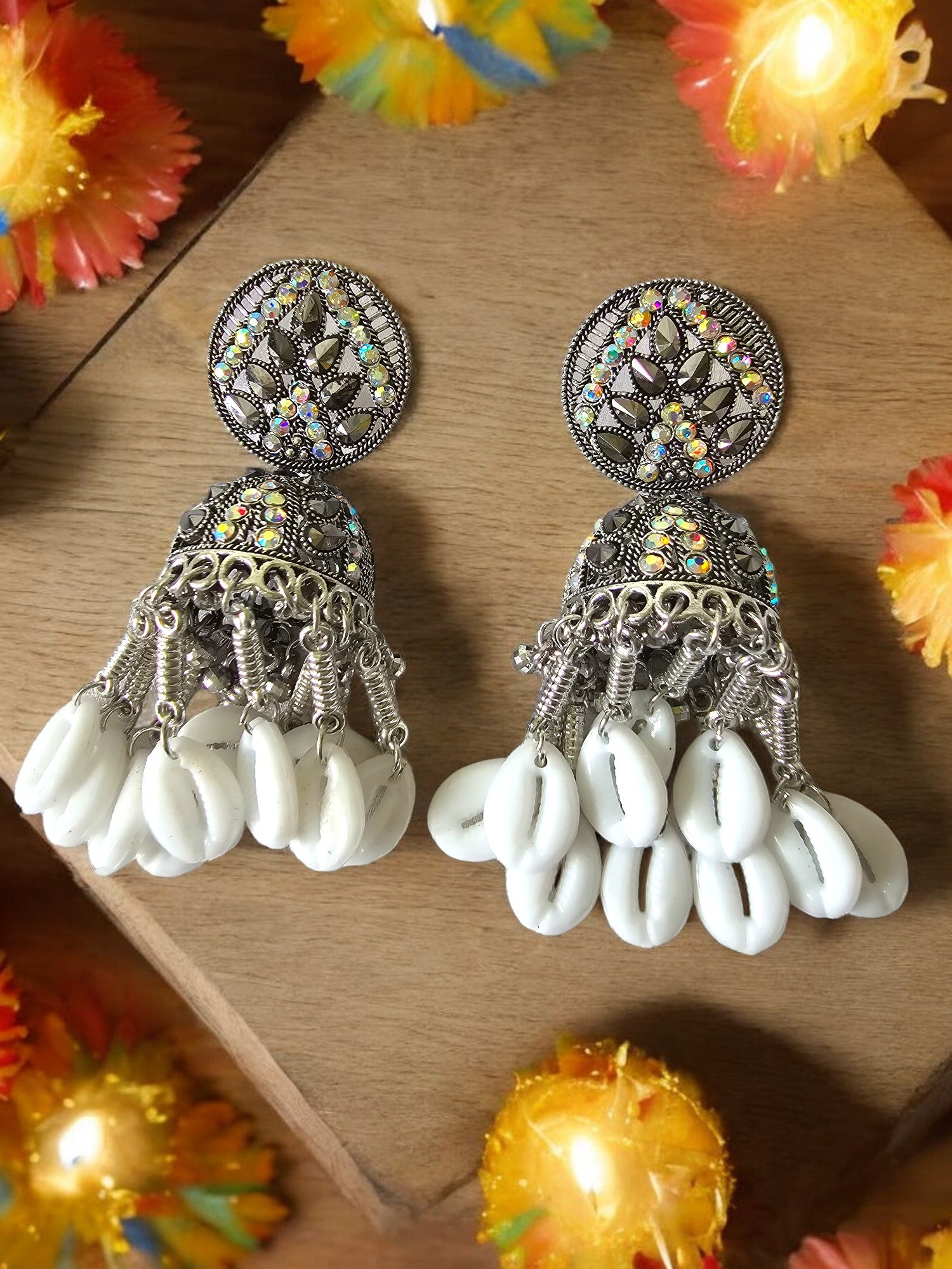 Regal Elegance Chandbali Earrings