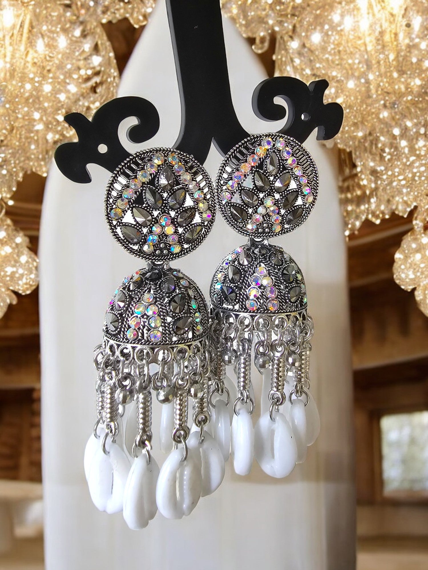 Regal Elegance Chandbali Earrings