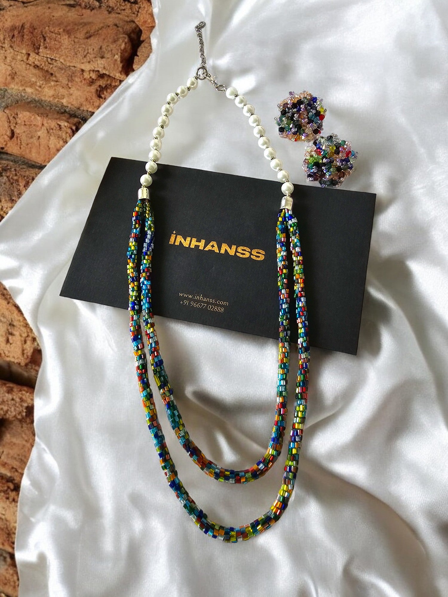 Rainbow Splendour- Handmade Multi-Layered Necklace