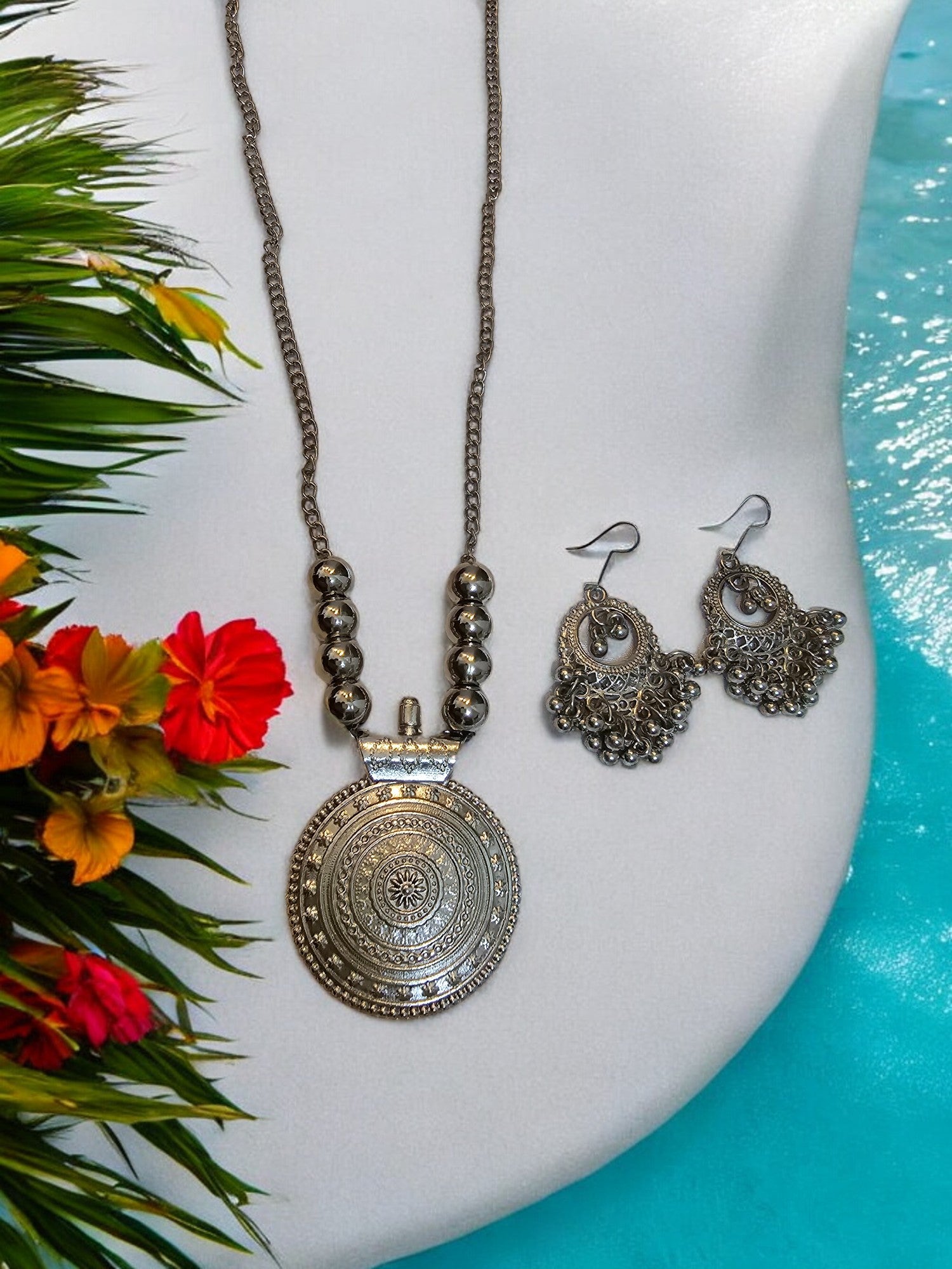 Mountain Majesty Oxidized Set- Handmade