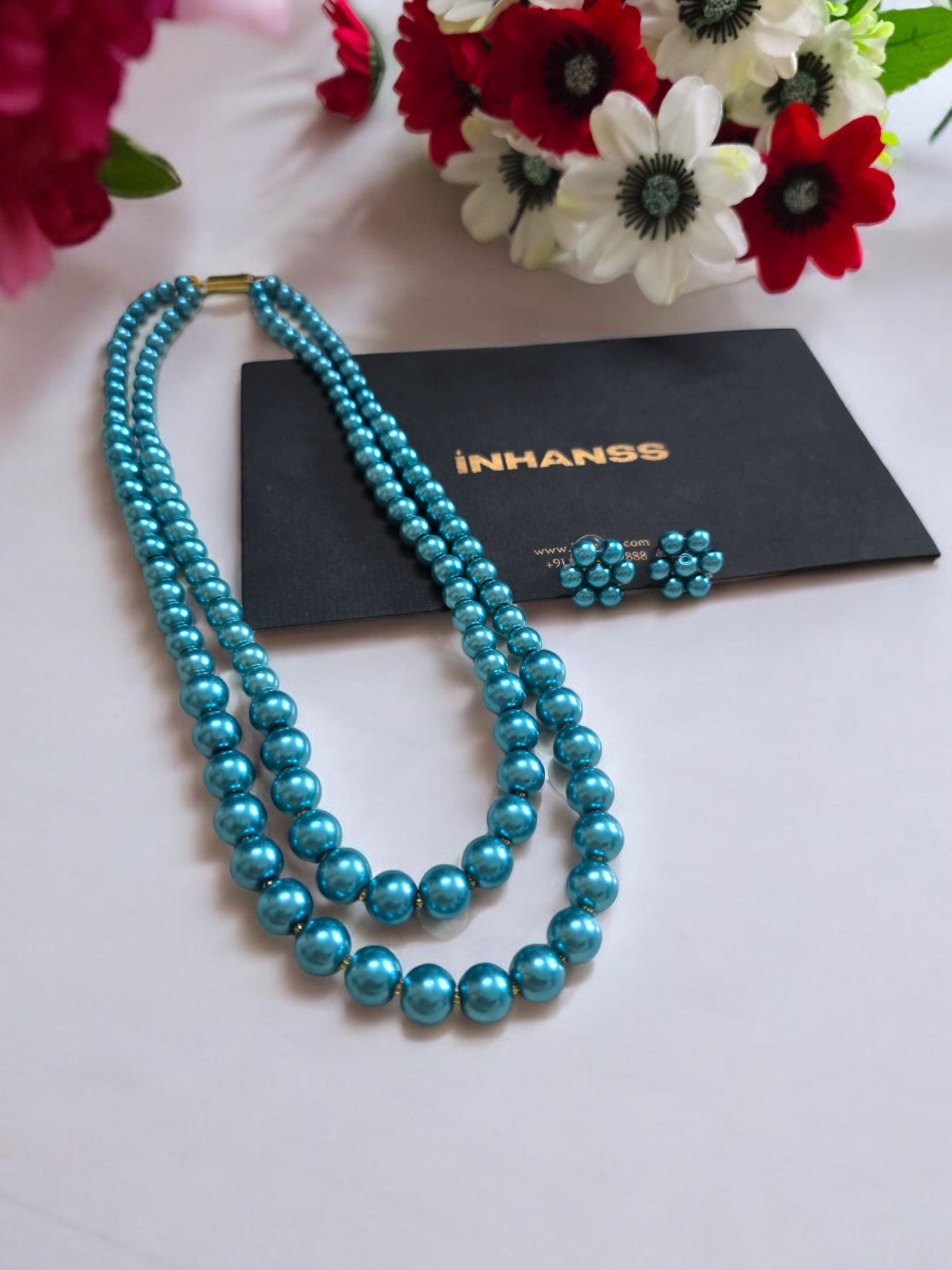 Radiant Grace Pearl Set (Double Layered Pearls) - 15 Colours Available