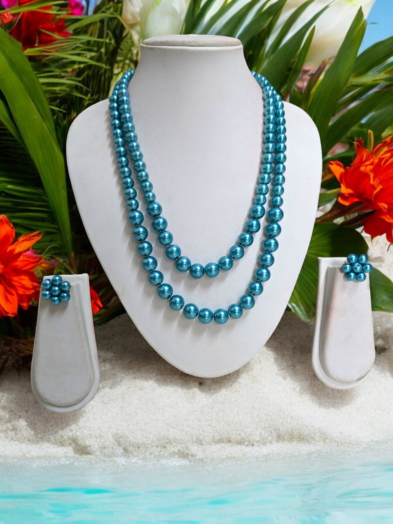 Radiant Grace Pearl Set (Double Layered Pearls) - 15 Colours Available