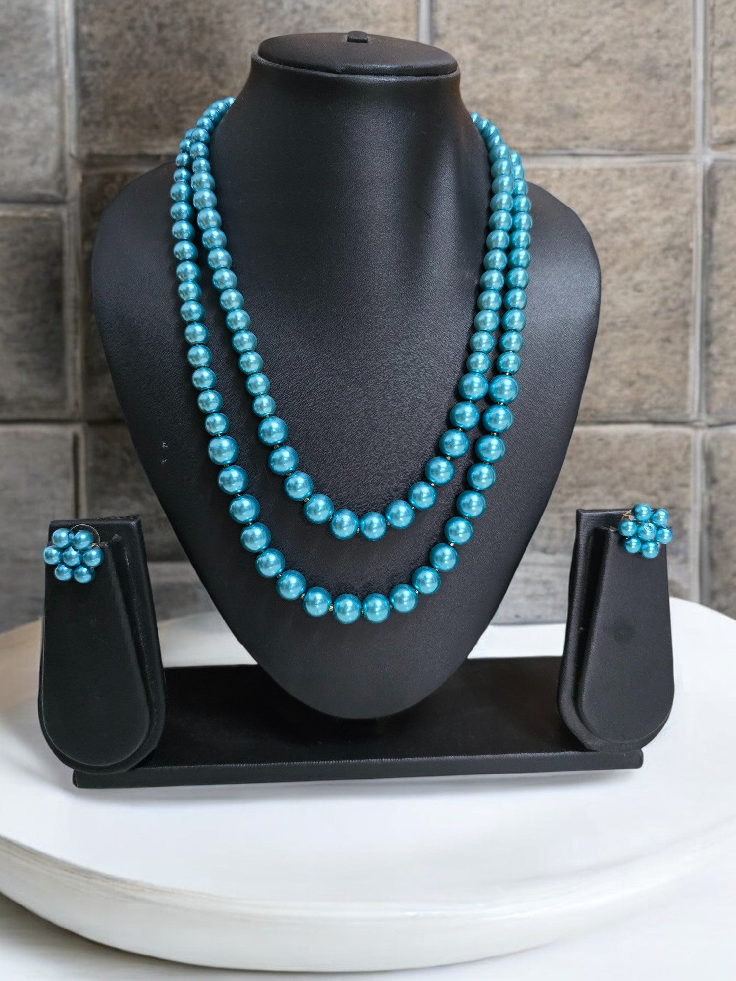 Radiant Grace Pearl Set (Double Layered Pearls) - 15 Colours Available