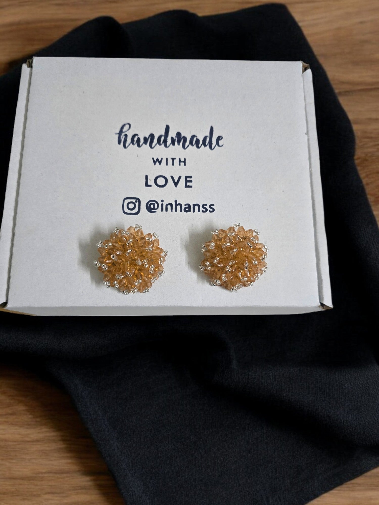 Statement Stud Earrings - 26 Colours Available-Handmade