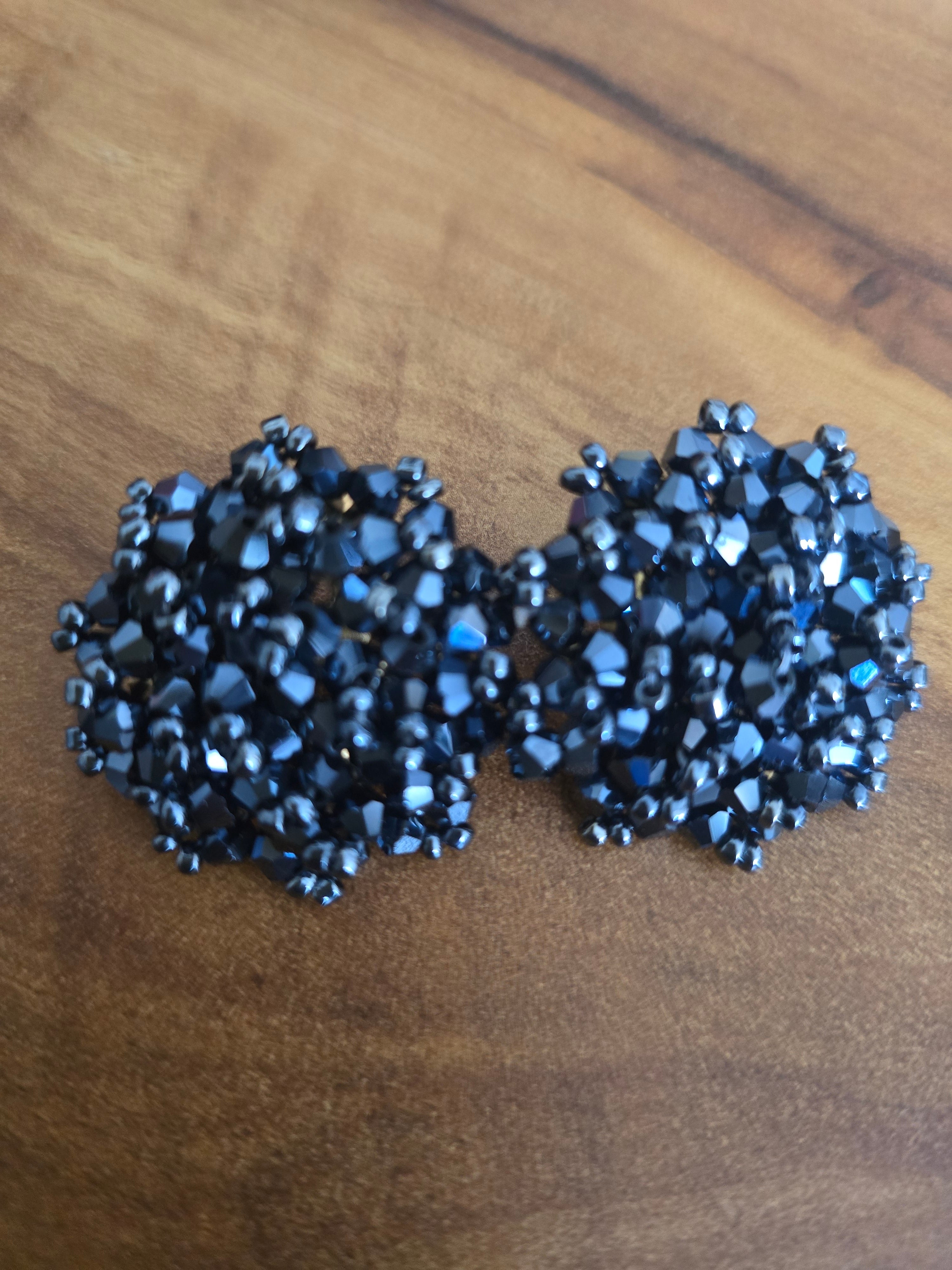 Handmade Midnight Sparkle Earrings