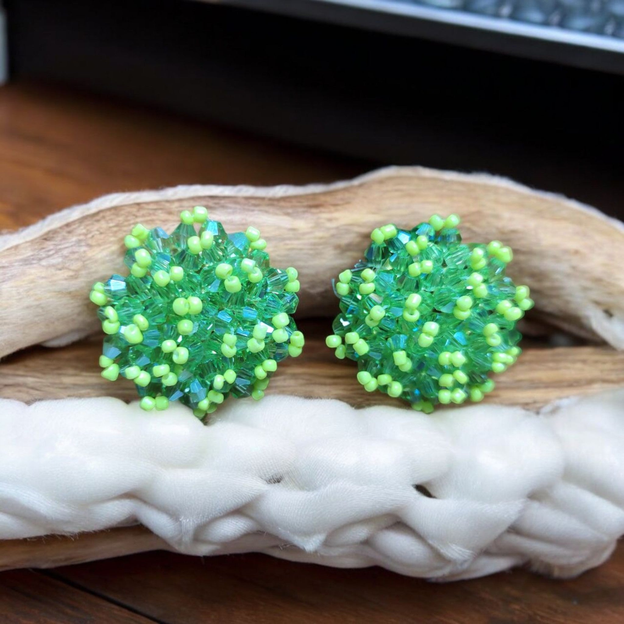 Statement Stud Earrings - 26 Colours Available-Handmade