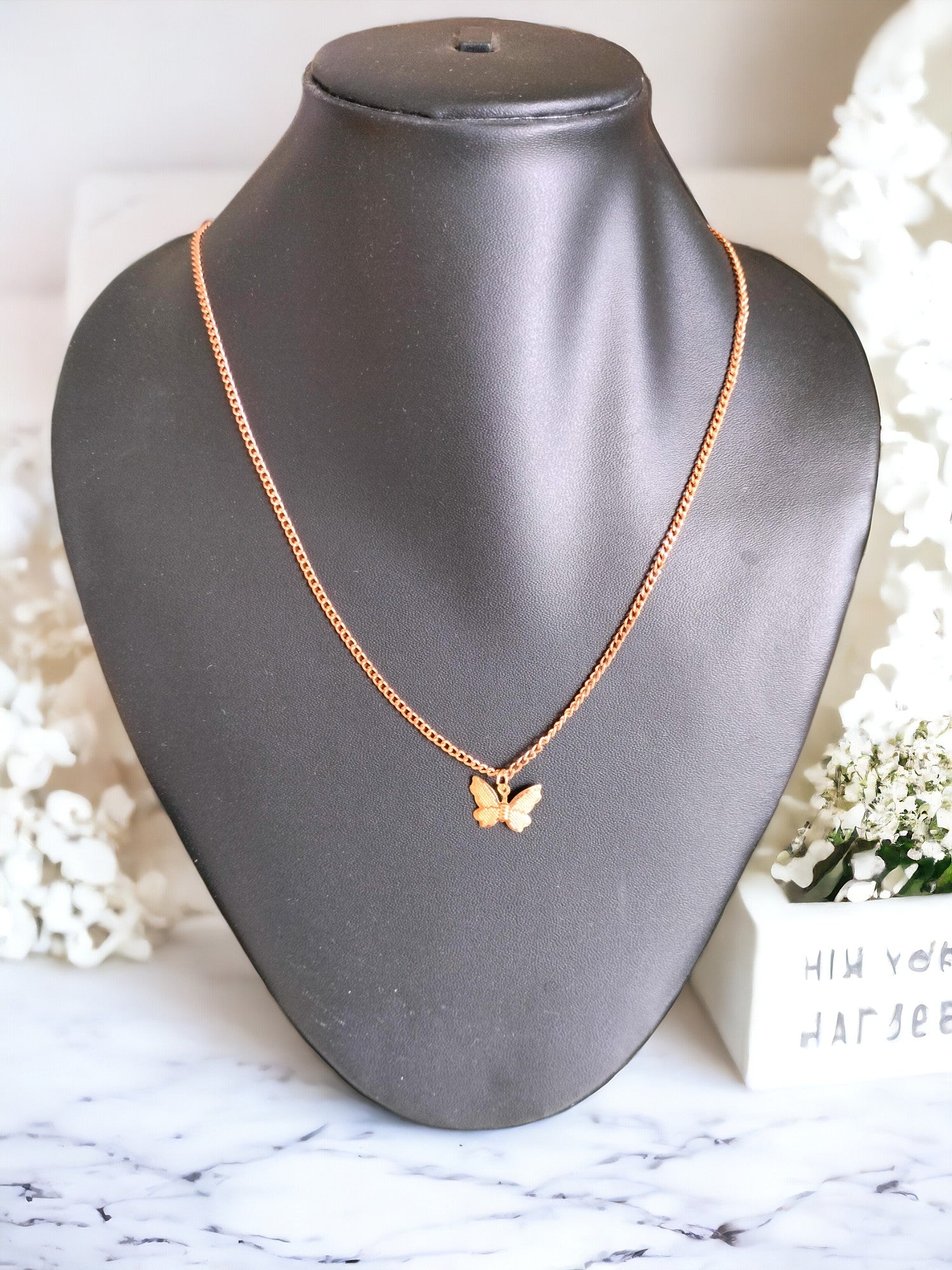 Golden Flutter- Handmade Rose Gold Chain