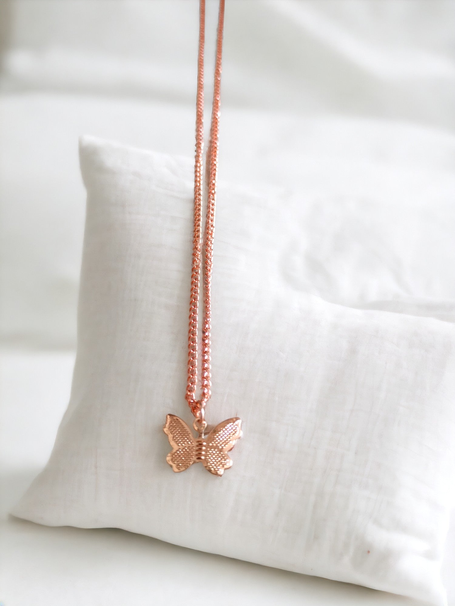 Golden Flutter- Handmade Rose Gold Chain