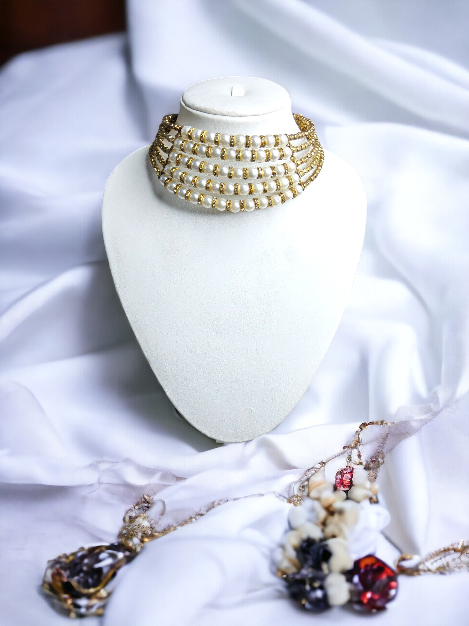 Gilded Grace Handmade Choker Necklace