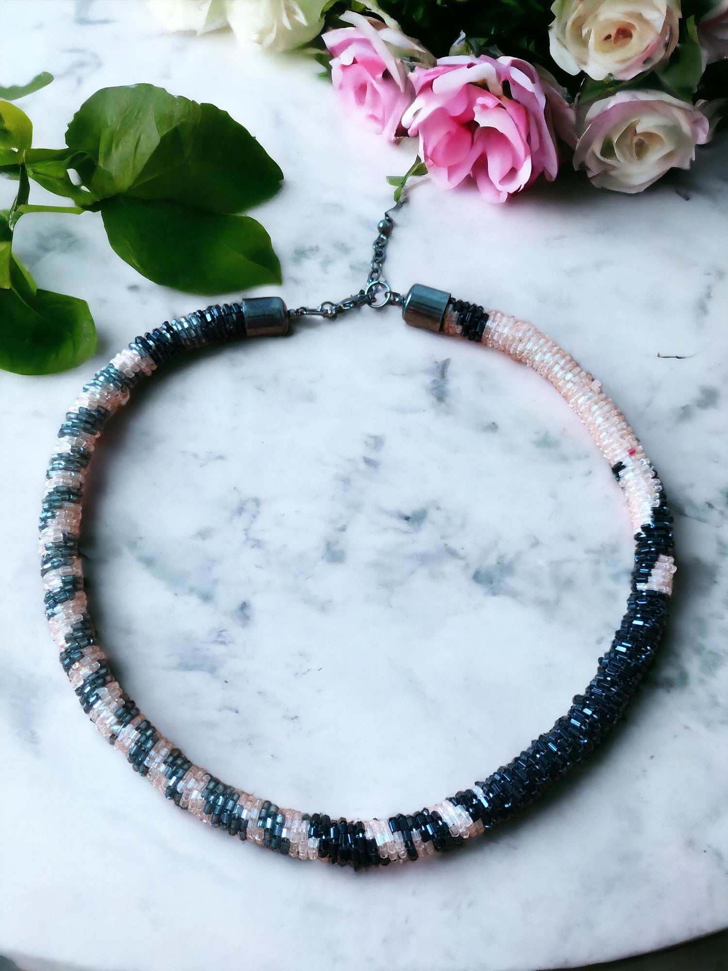 Dusky Glam: Handmade Choker Necklace