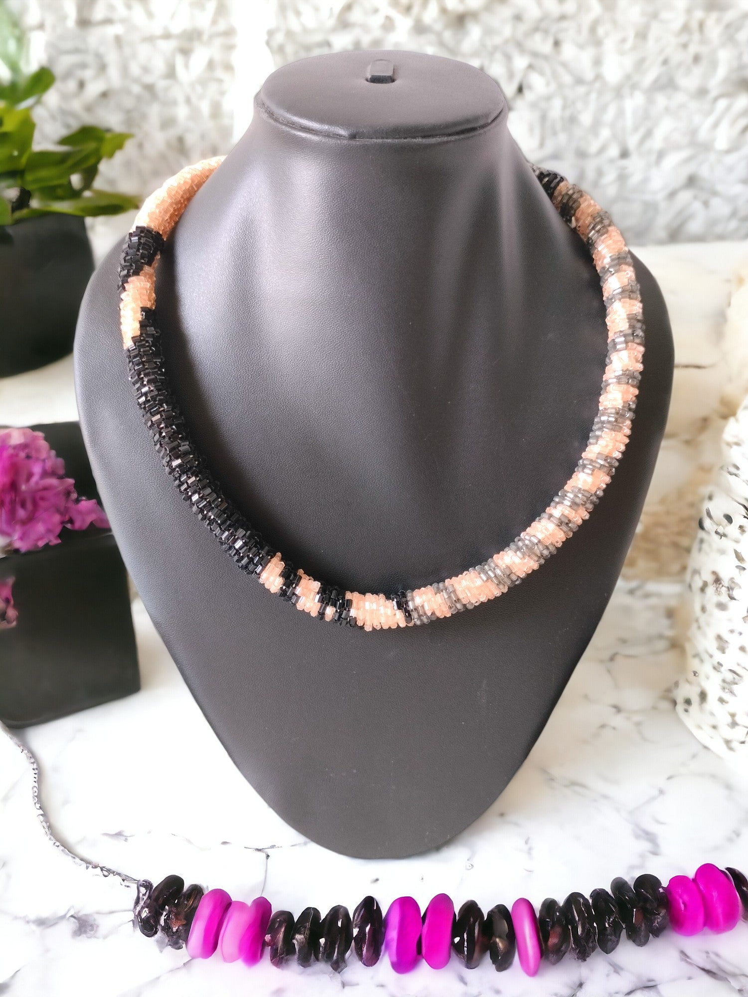 Dusky Glam: Handmade Choker Necklace