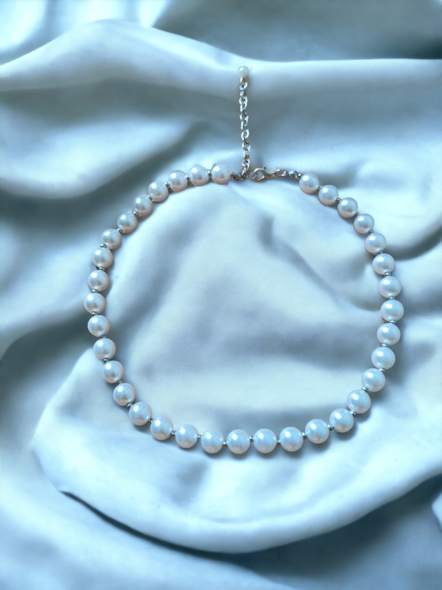 Pearlescent Grace Choker-Handmade