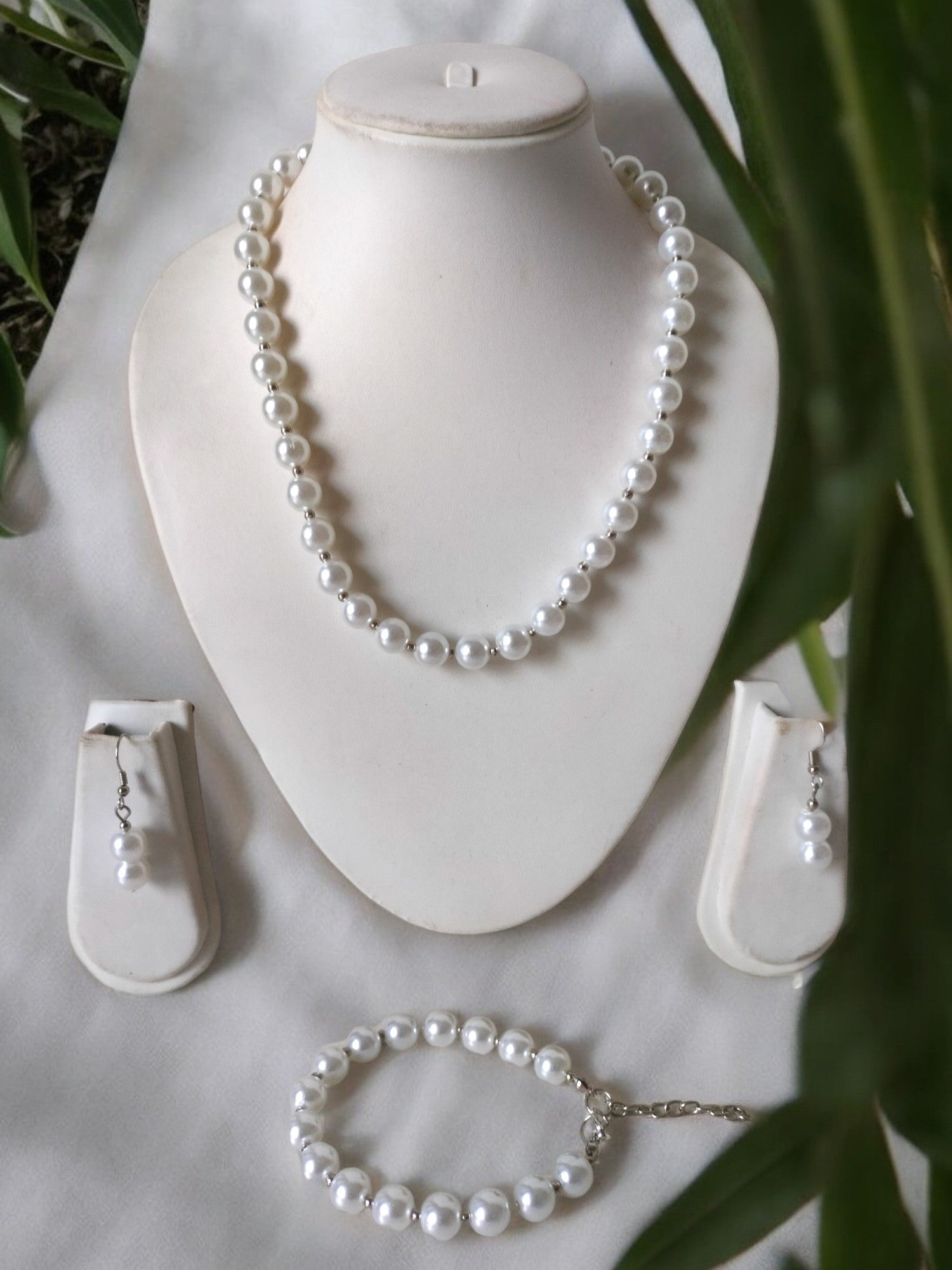 Elegant Pearls 3 Pc Set- Handmade