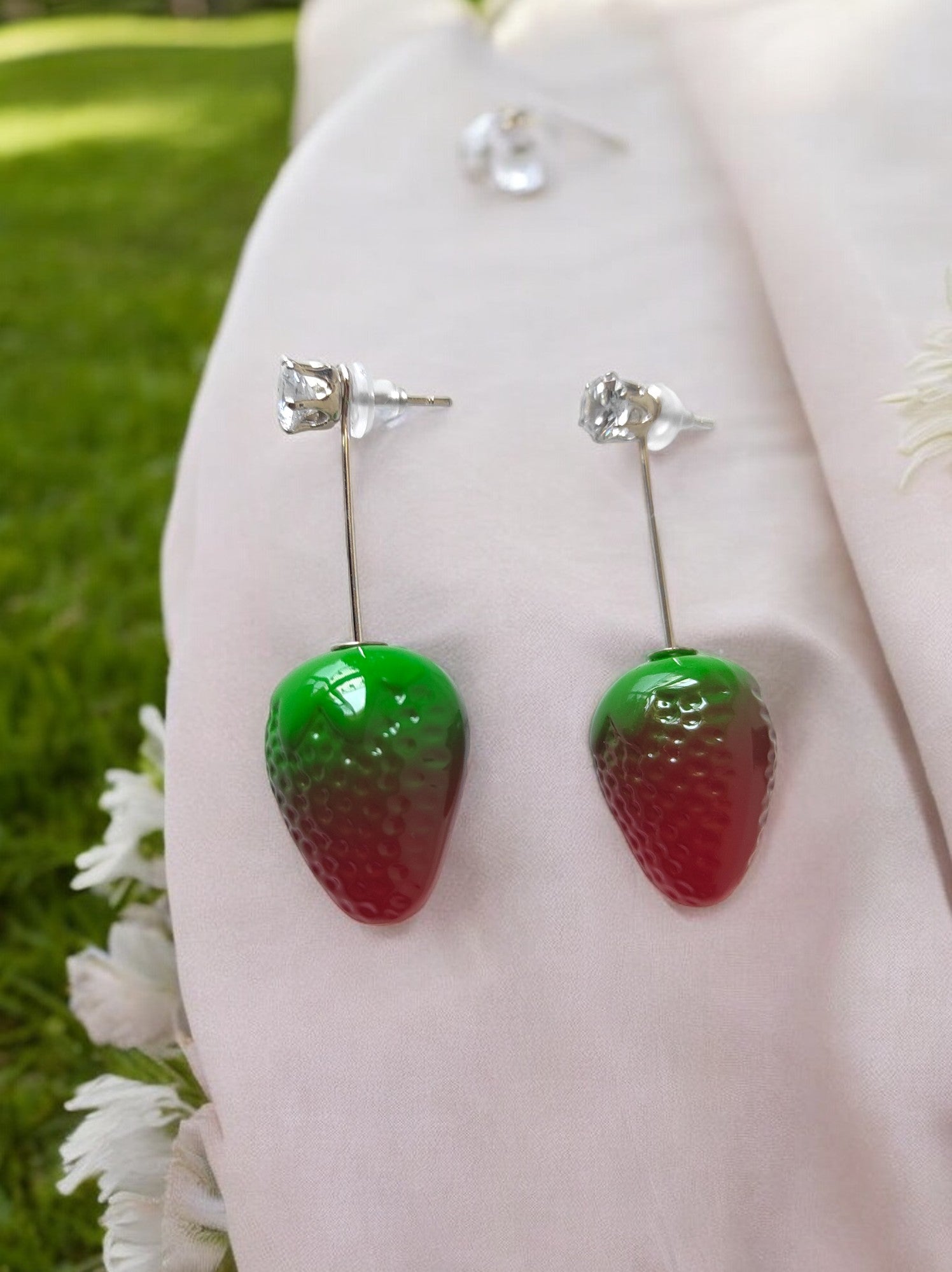 Strawberry Delight 2-in-1 Earrings