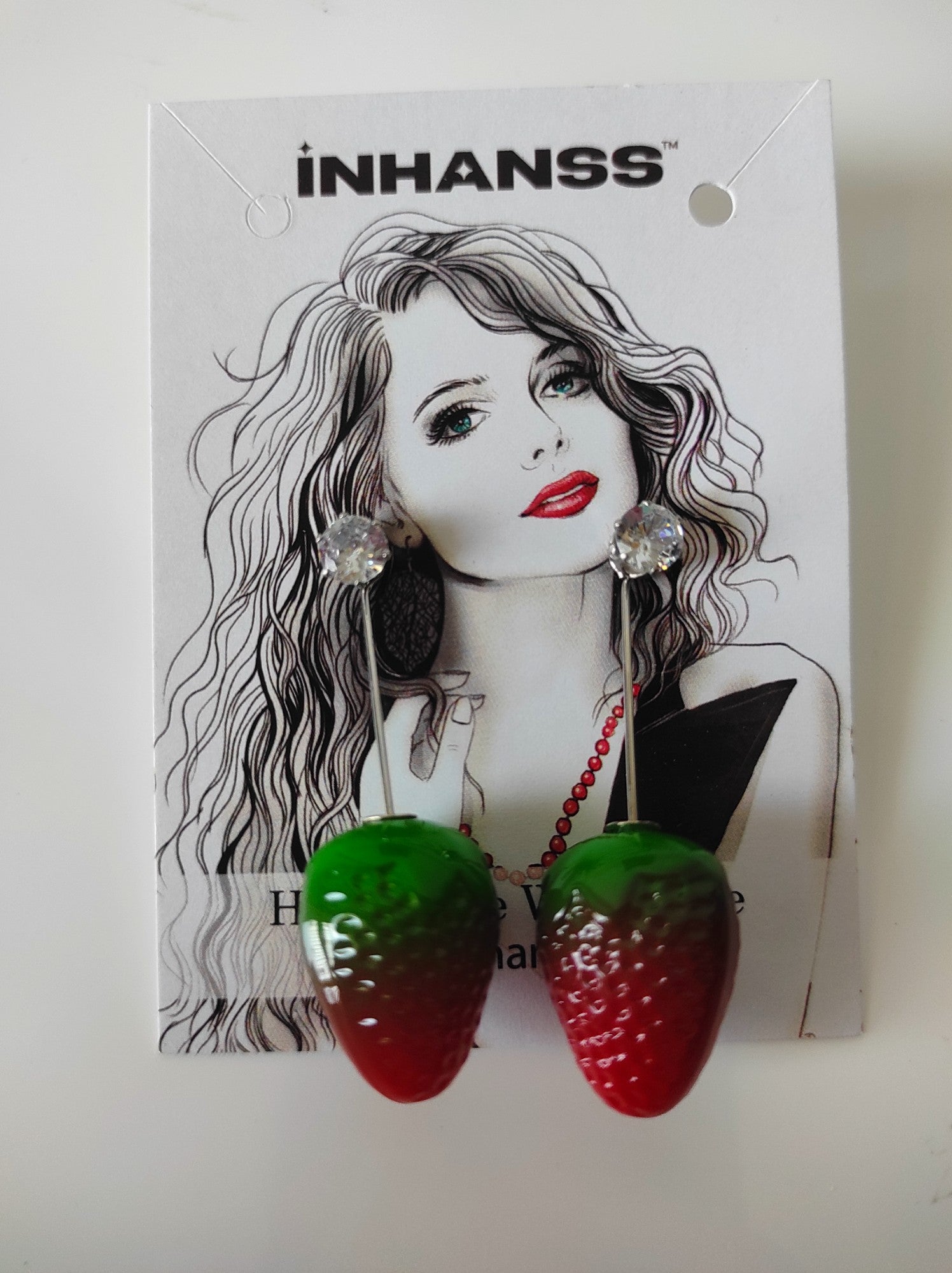 Strawberry Delight 2-in-1 Earrings