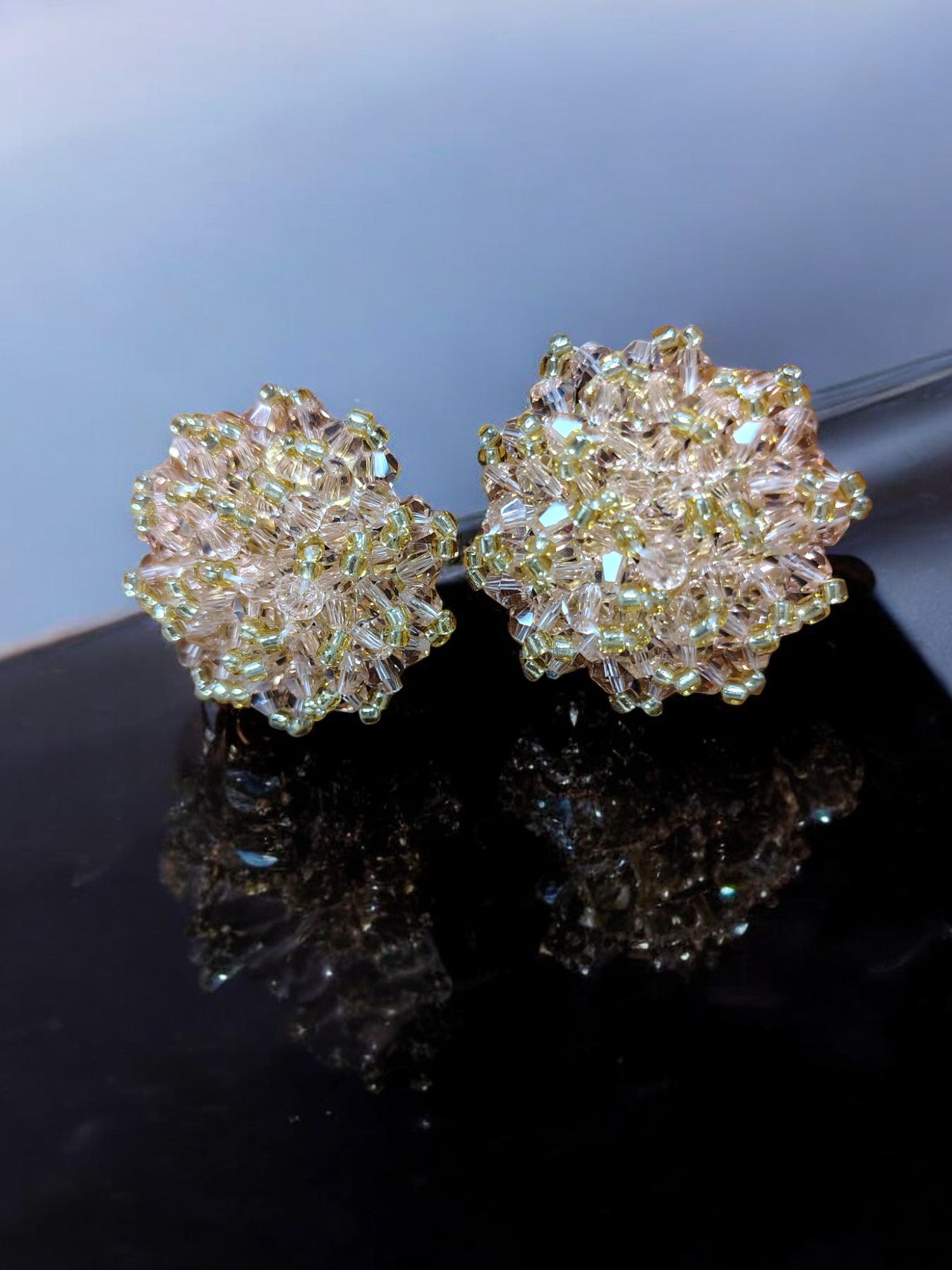 Statement Stud Earrings - 26 Colours Available-Handmade