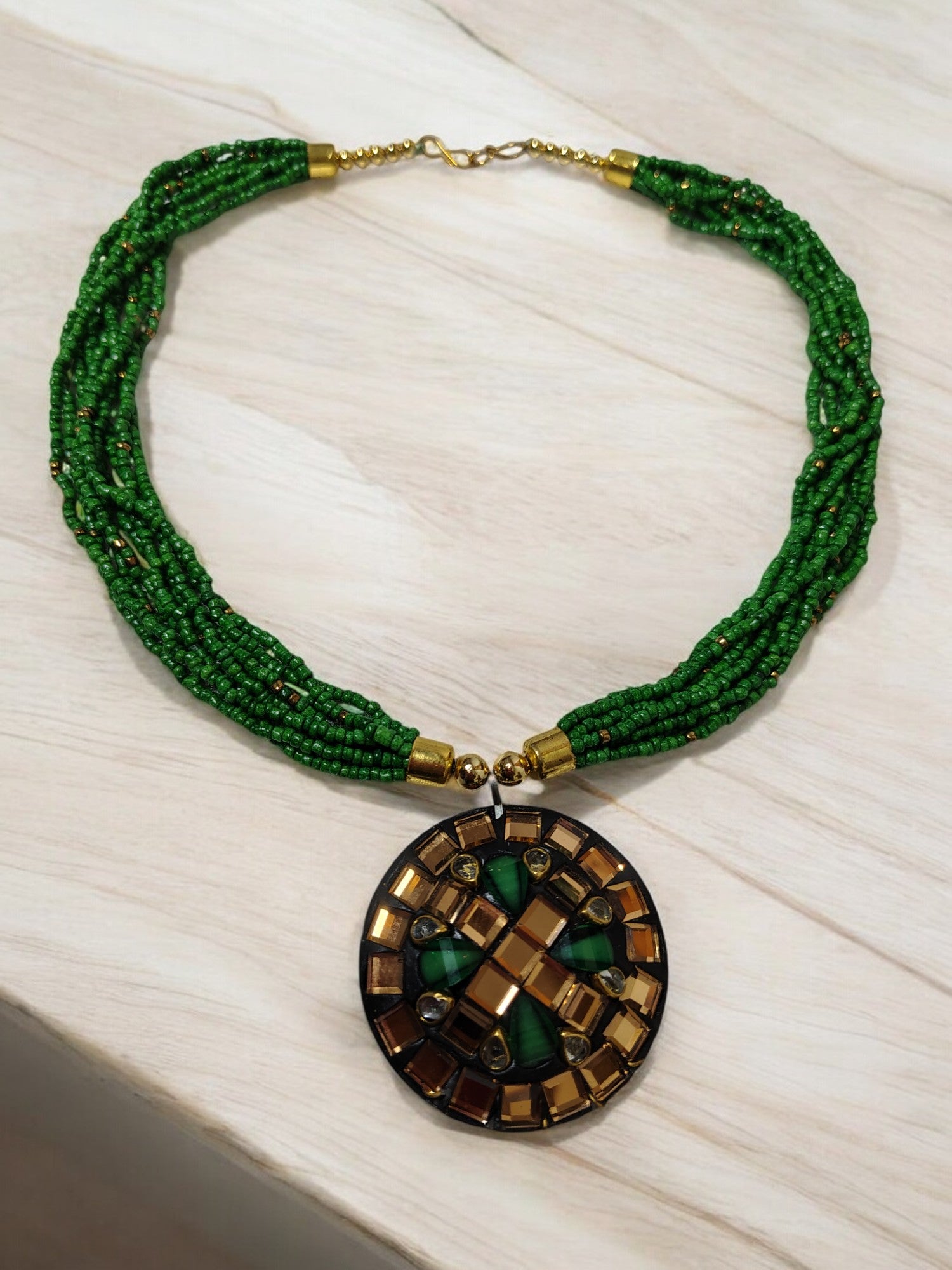 Enchanted Green Radiance Necklace