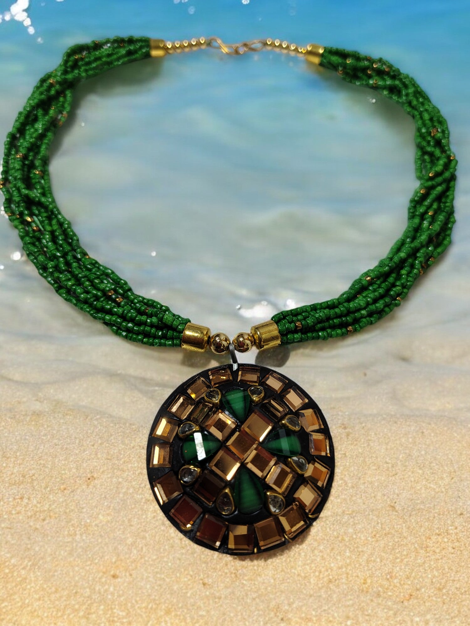 Enchanted Green Radiance Necklace