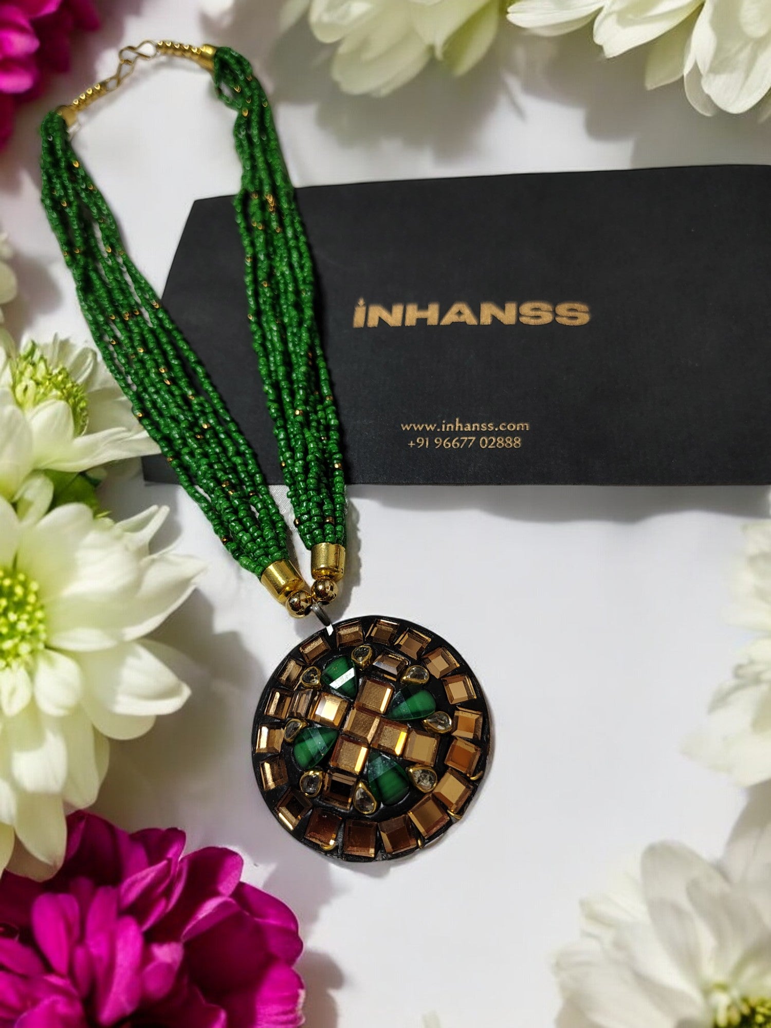 Enchanted Green Radiance Necklace