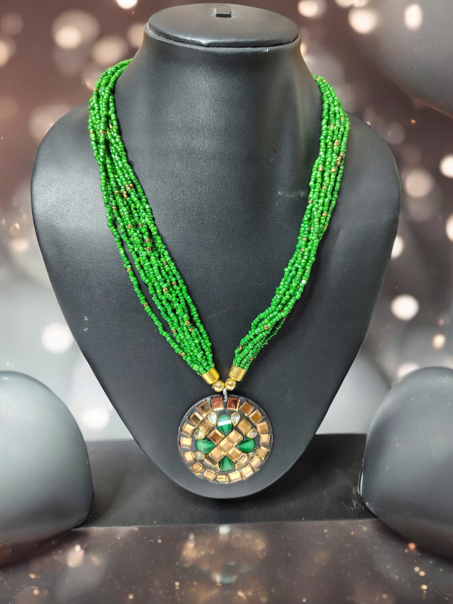 Enchanted Green Radiance Necklace