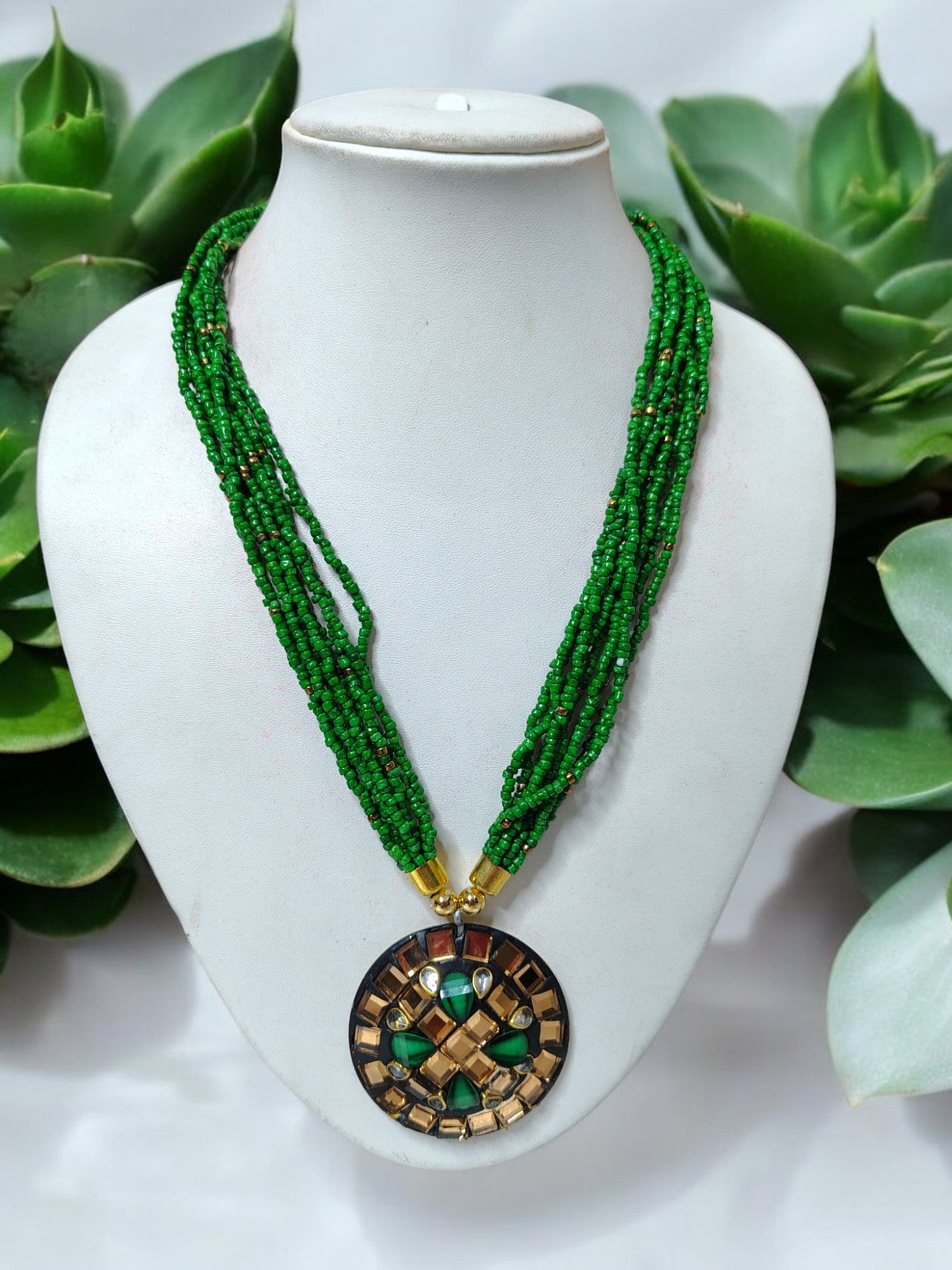 Enchanted Green Radiance Necklace