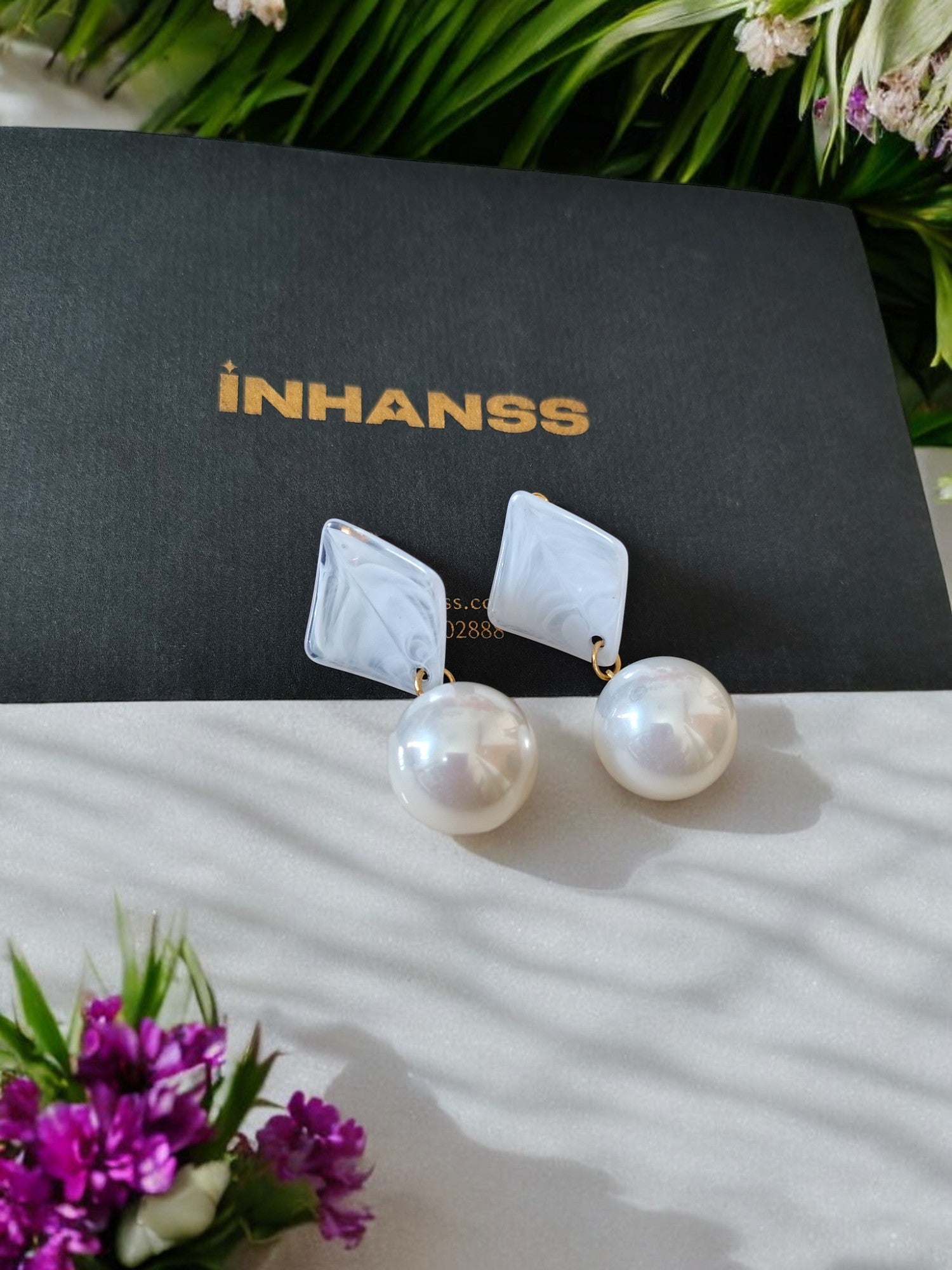 Ocean Mist Pearl Earrings