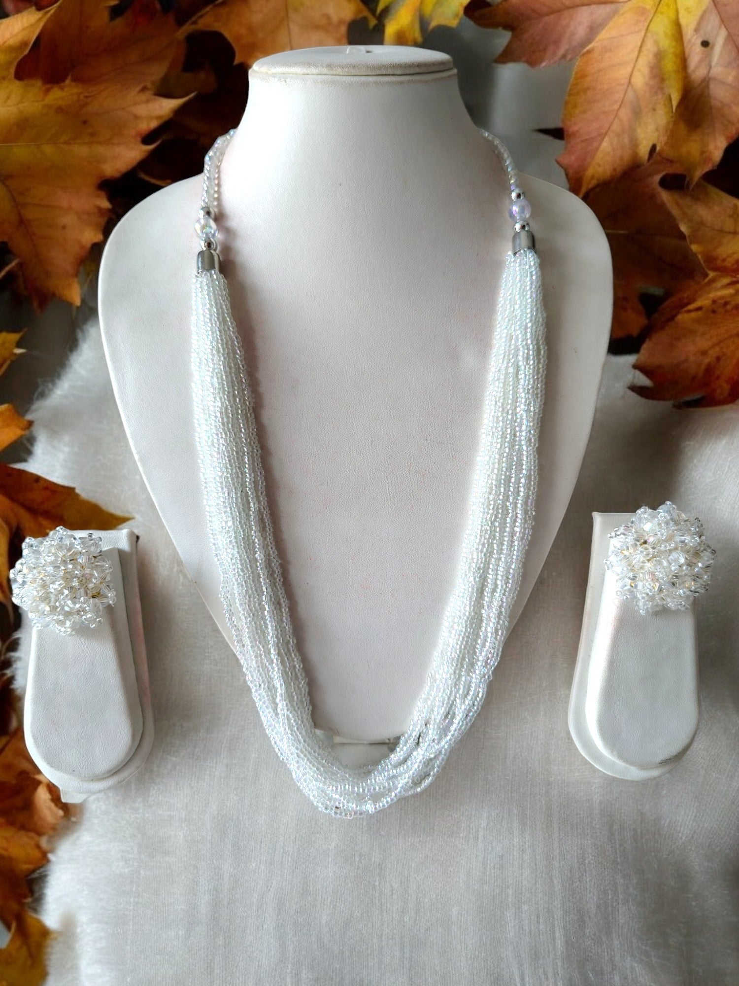 Snowflake Symphony Multilayer Necklace - (12 Layers) - 4 Variants