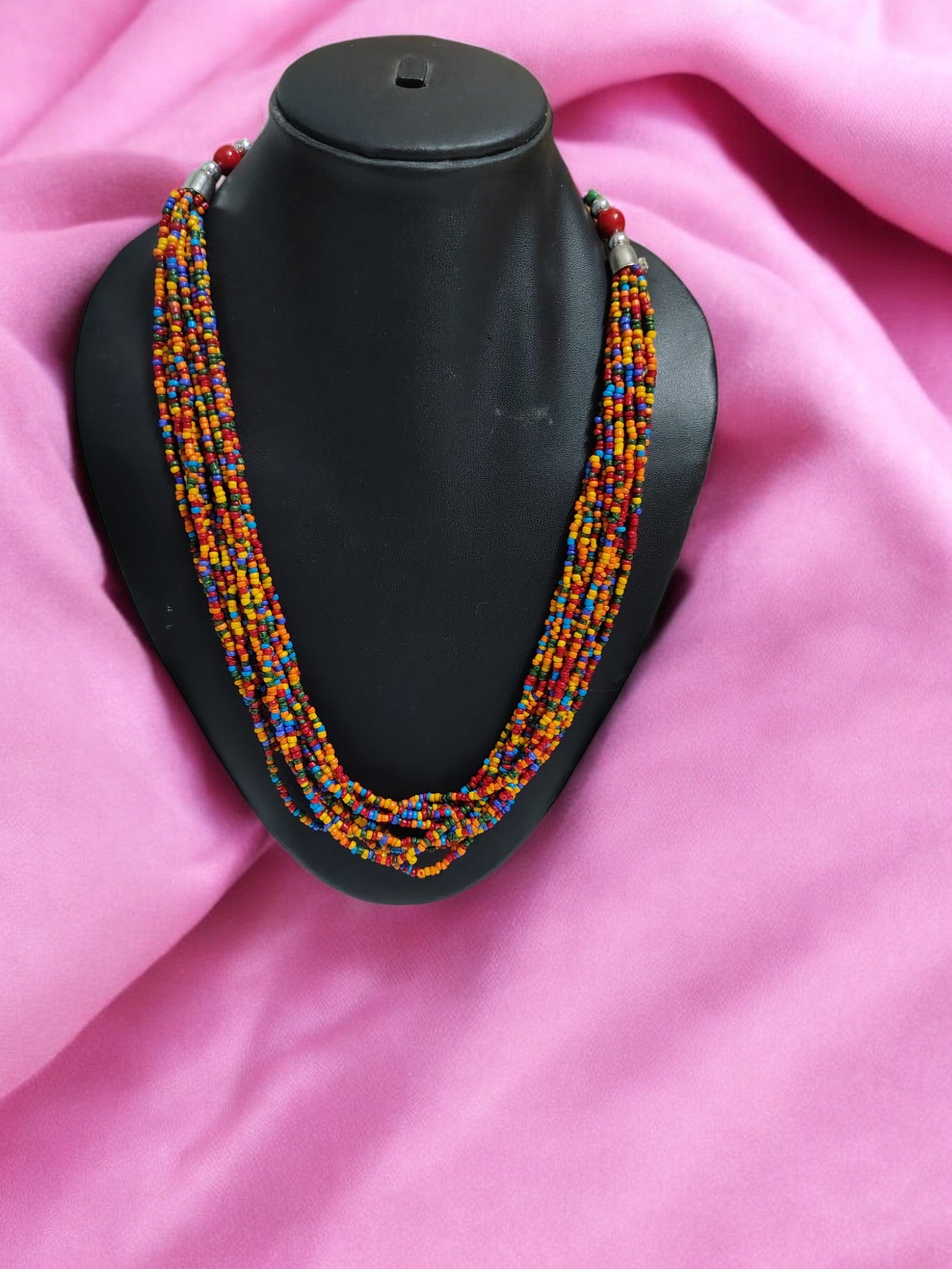 Bloom Handmade Beaded Necklace Set - 12 Layers - 10 Colours Available