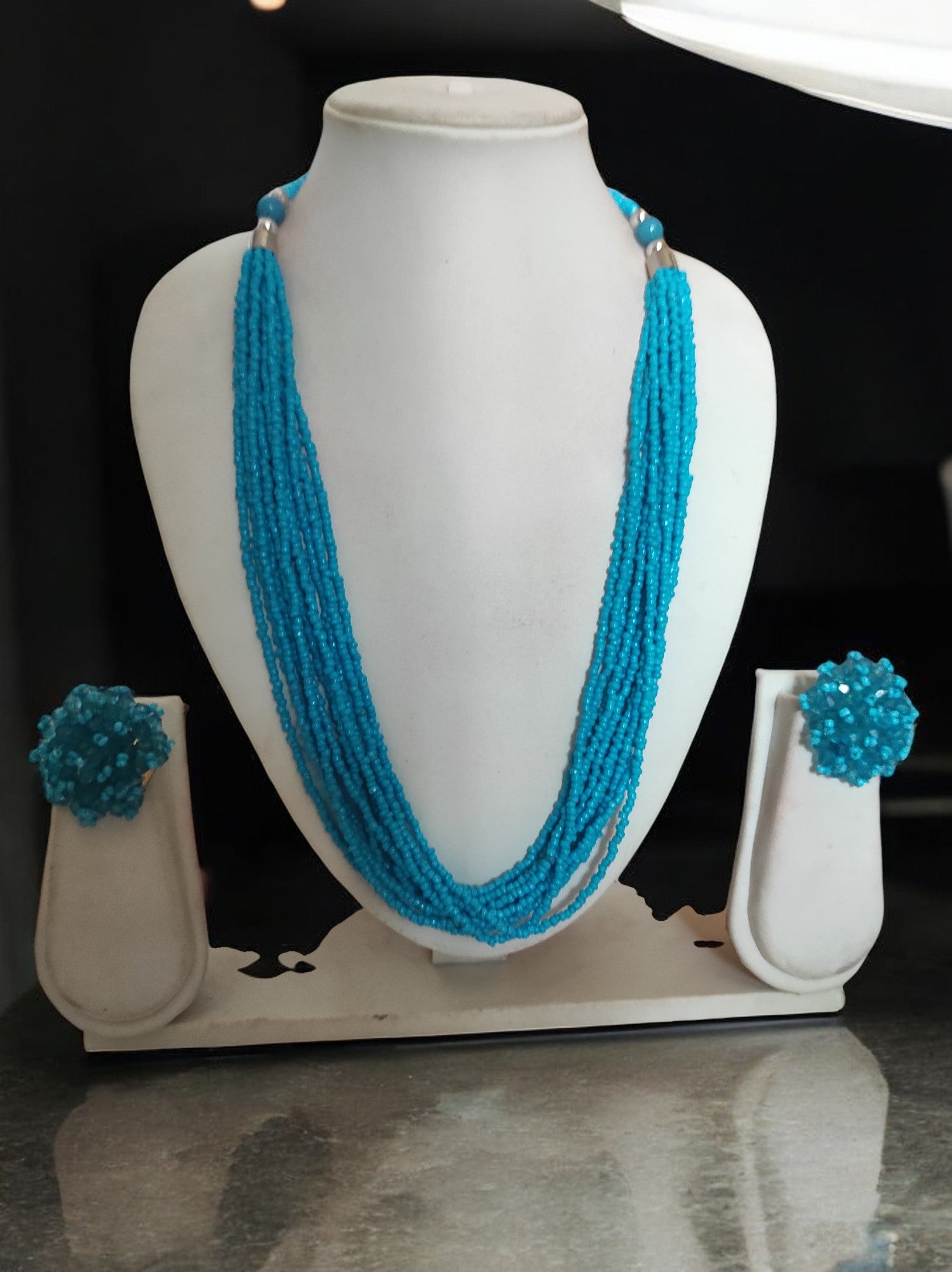 Bloom Handmade Beaded Necklace Set - 12 Layers - 10 Colours Available