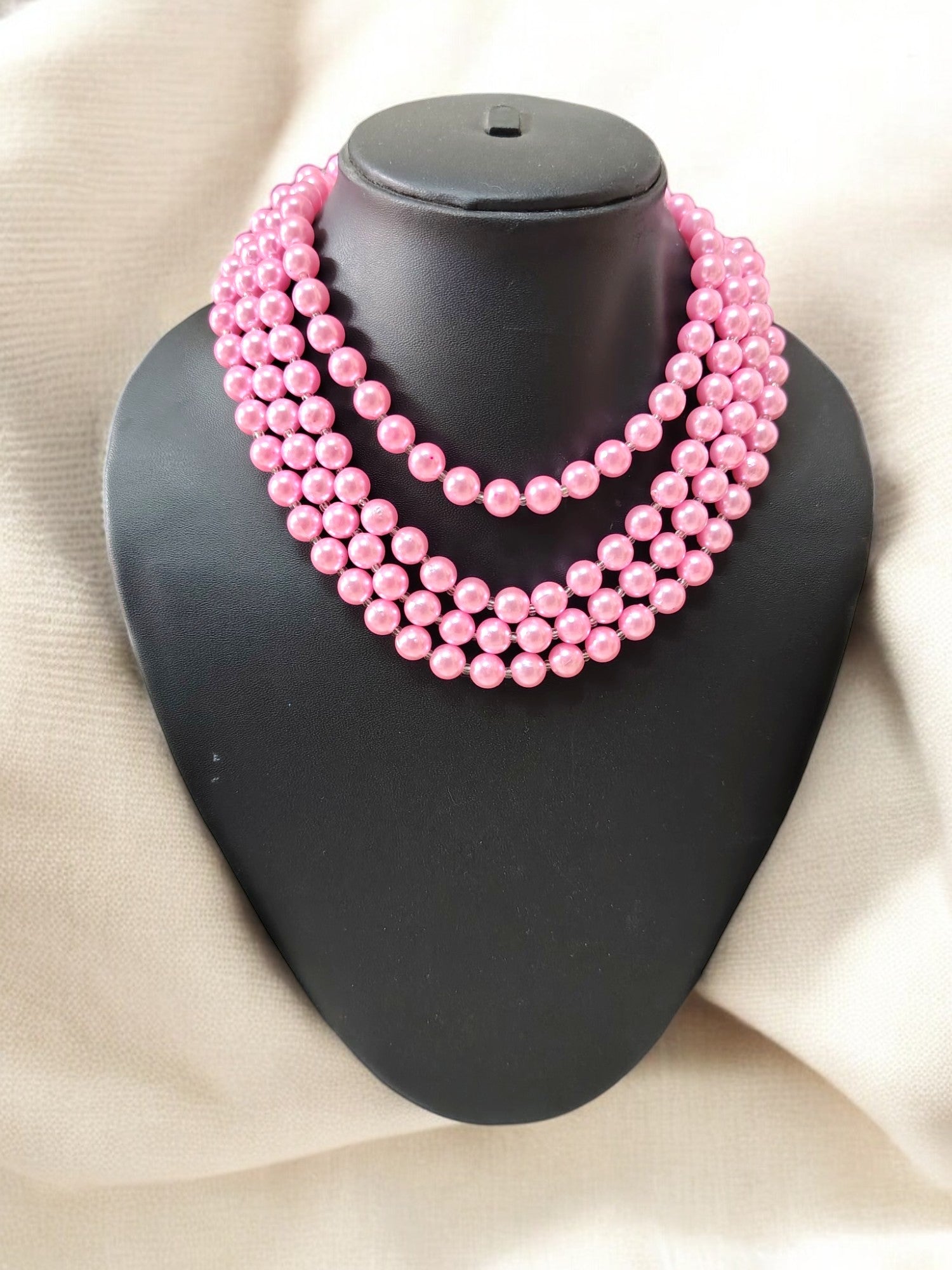 Blush Radiance Versatile Necklace - Handmade