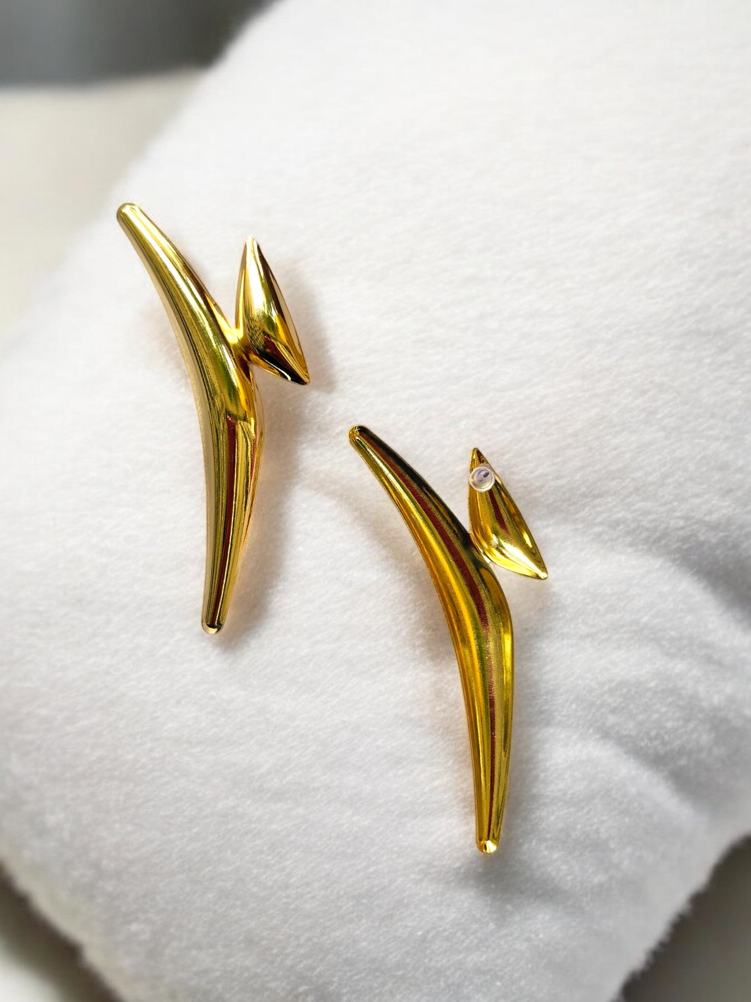 Golden Vibe Anti-Tarnish Gold Plated Statement Earrings