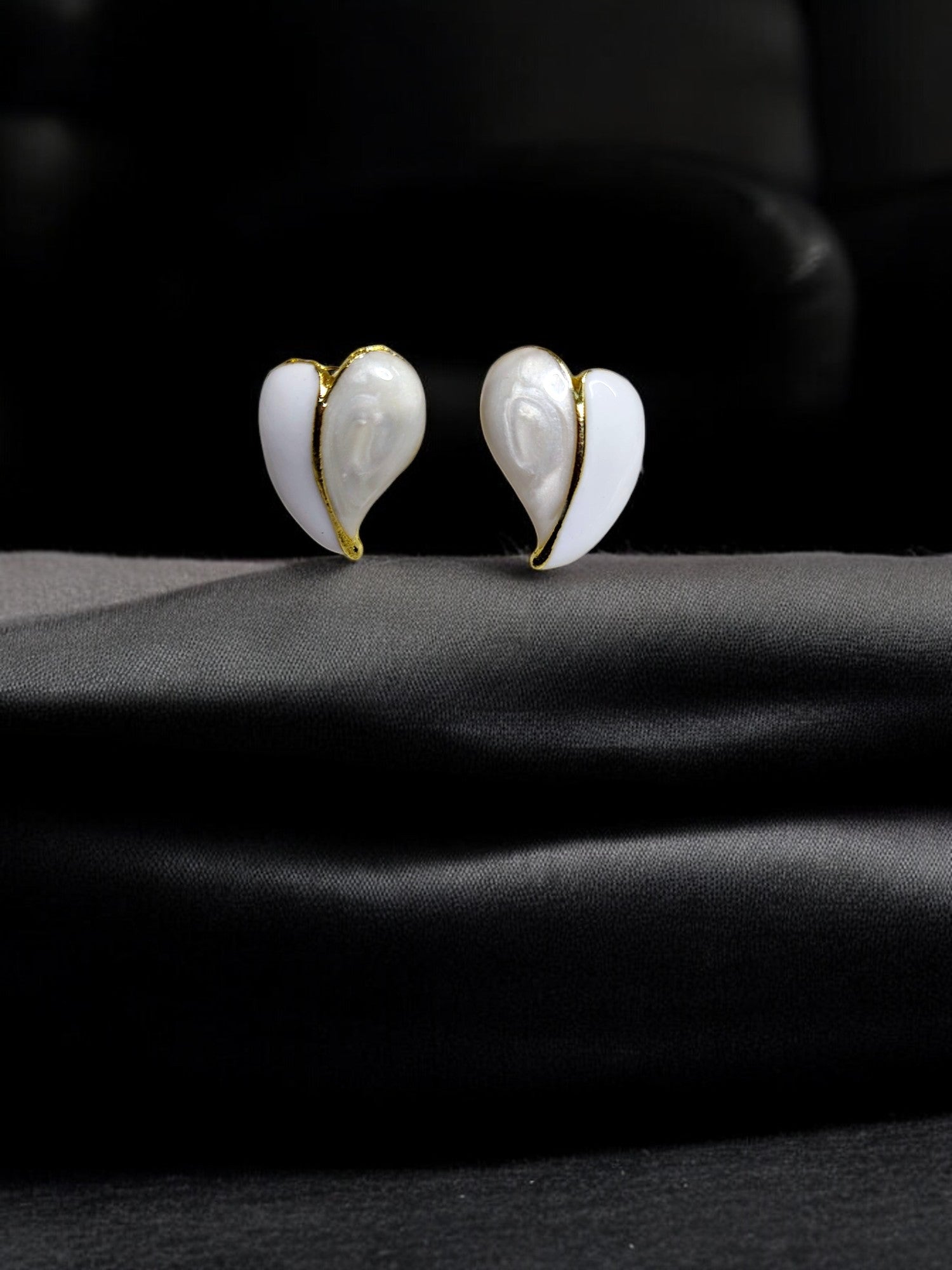 Ivory Whisper Anti Tarnish Stud Earrings