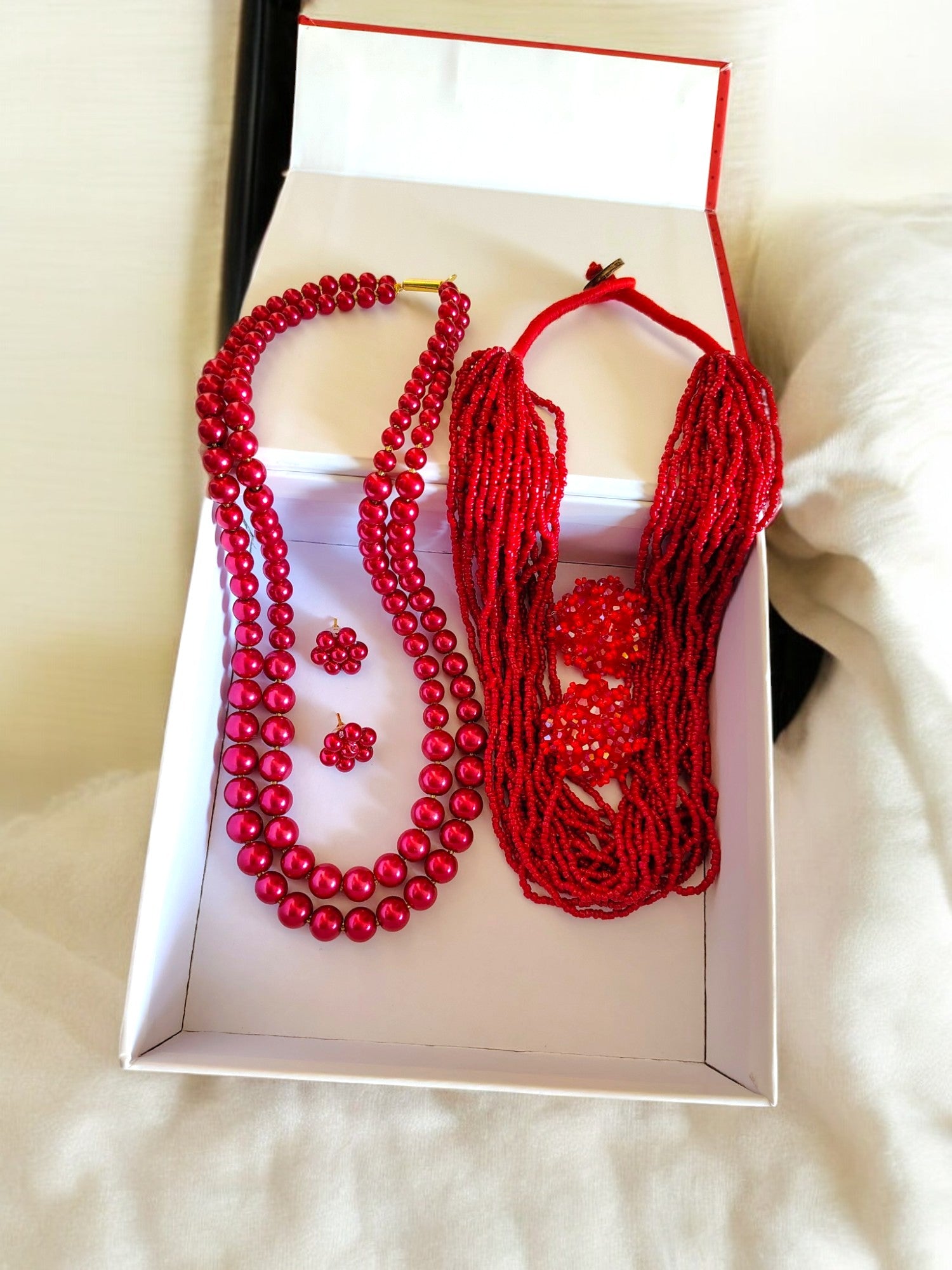 Love For Red - Pearl & Beaded Hamper