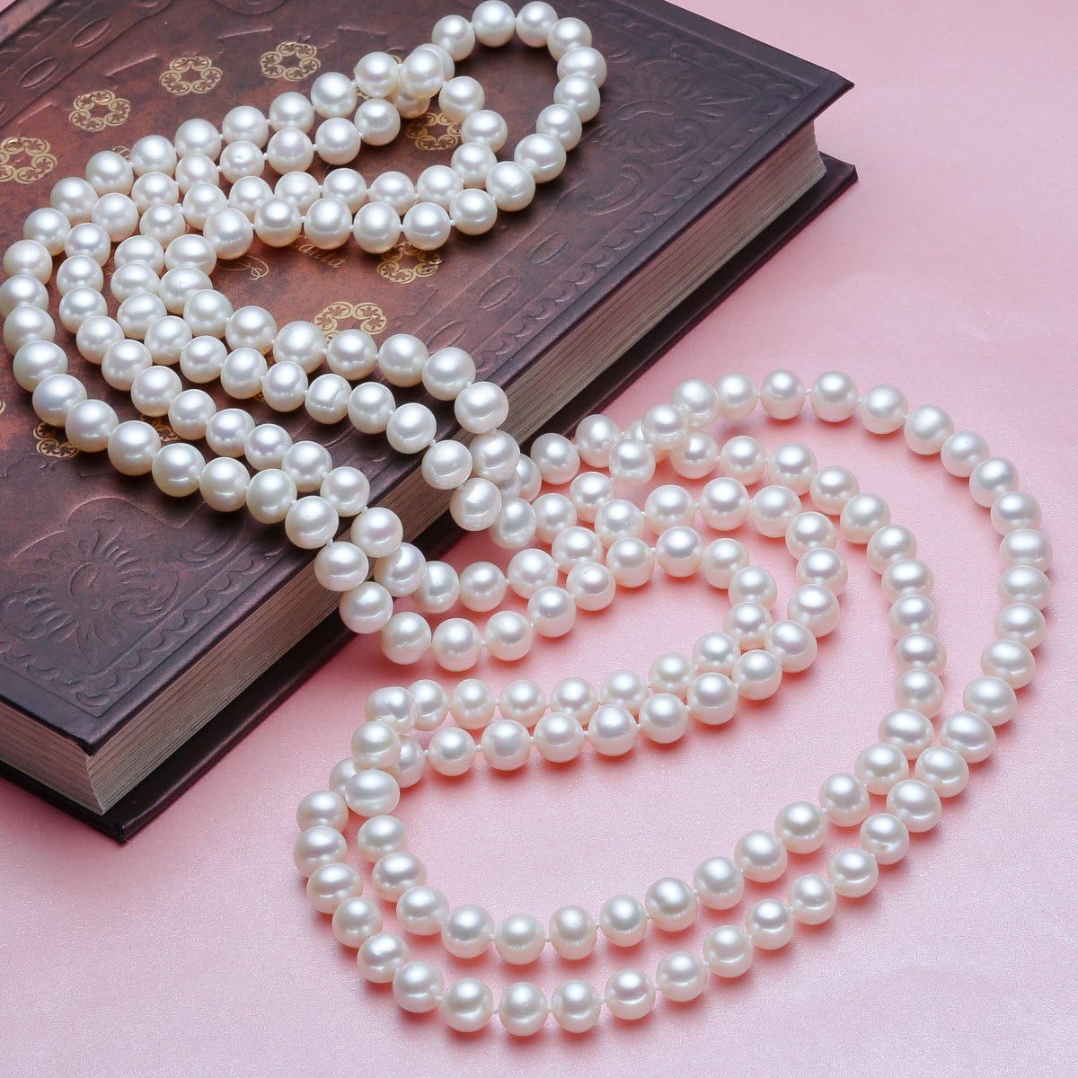 Pearl Multi Style Handmade Necklace- Versatile Elegance