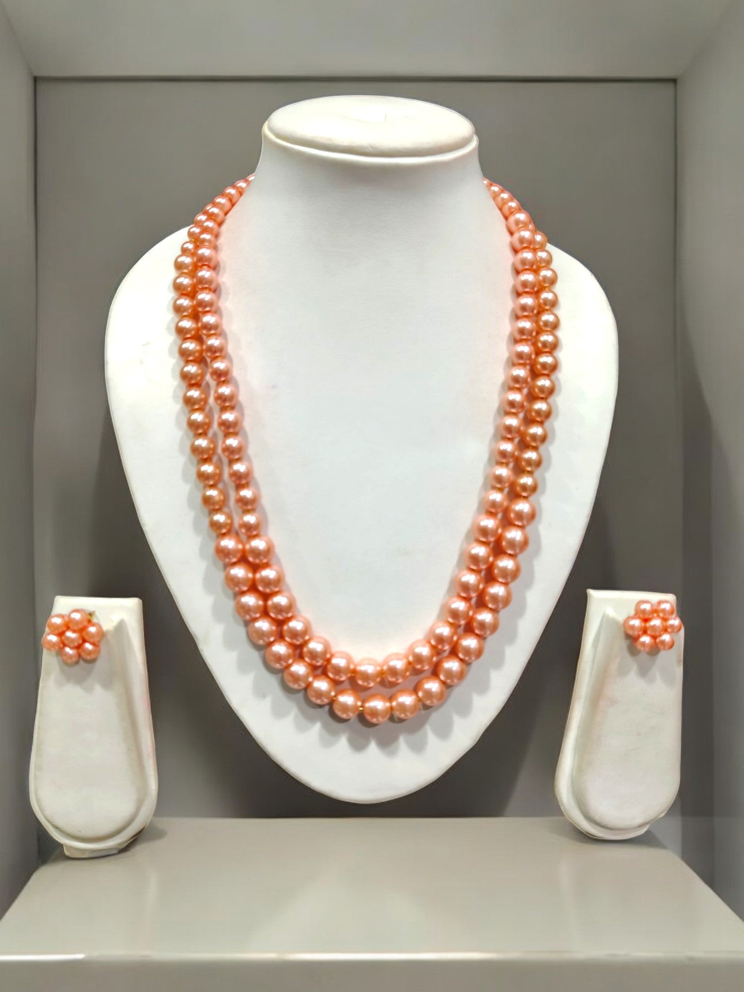 Radiant Grace Pearl Set (Double Layered Pearls) - 15 Colours Available