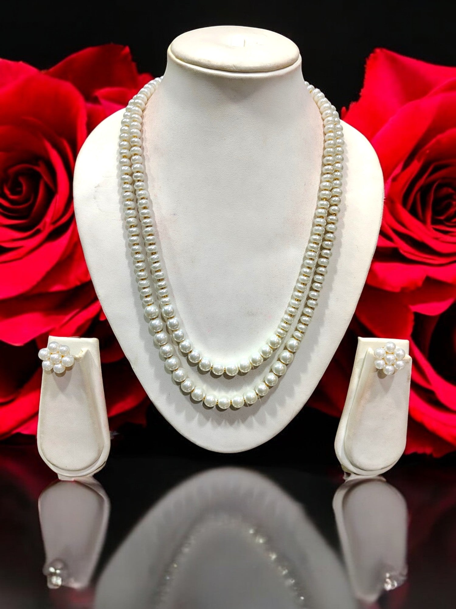 Radiant Grace Pearl Set (Double Layered Pearls) - 15 Colours Available