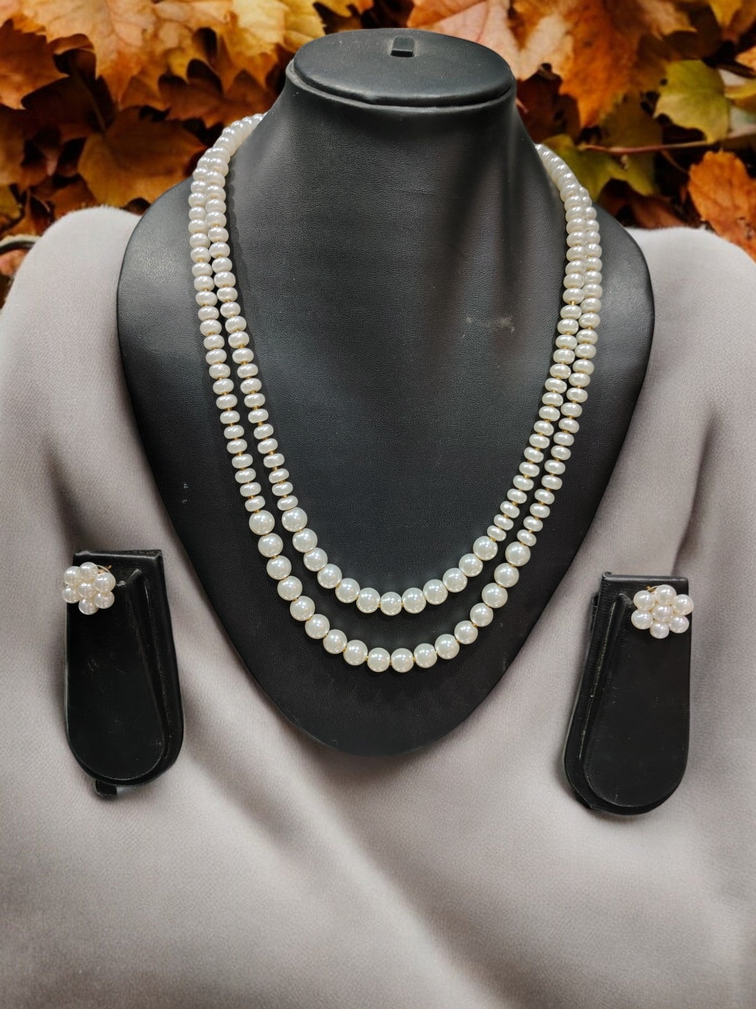 Radiant Grace Pearl Set (Double Layered Pearls) - 15 Colours Available