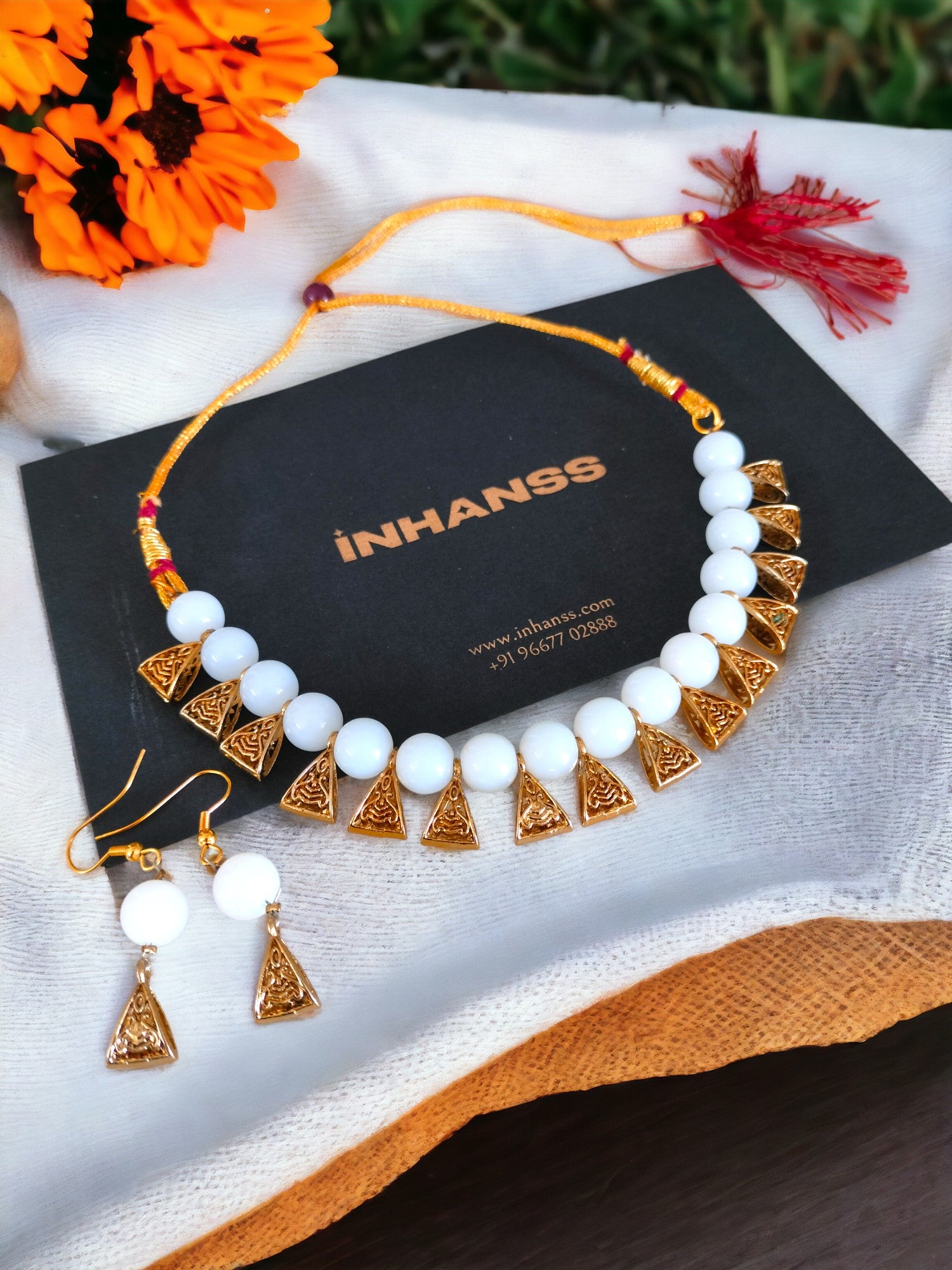 Ivory Trance Choker Set