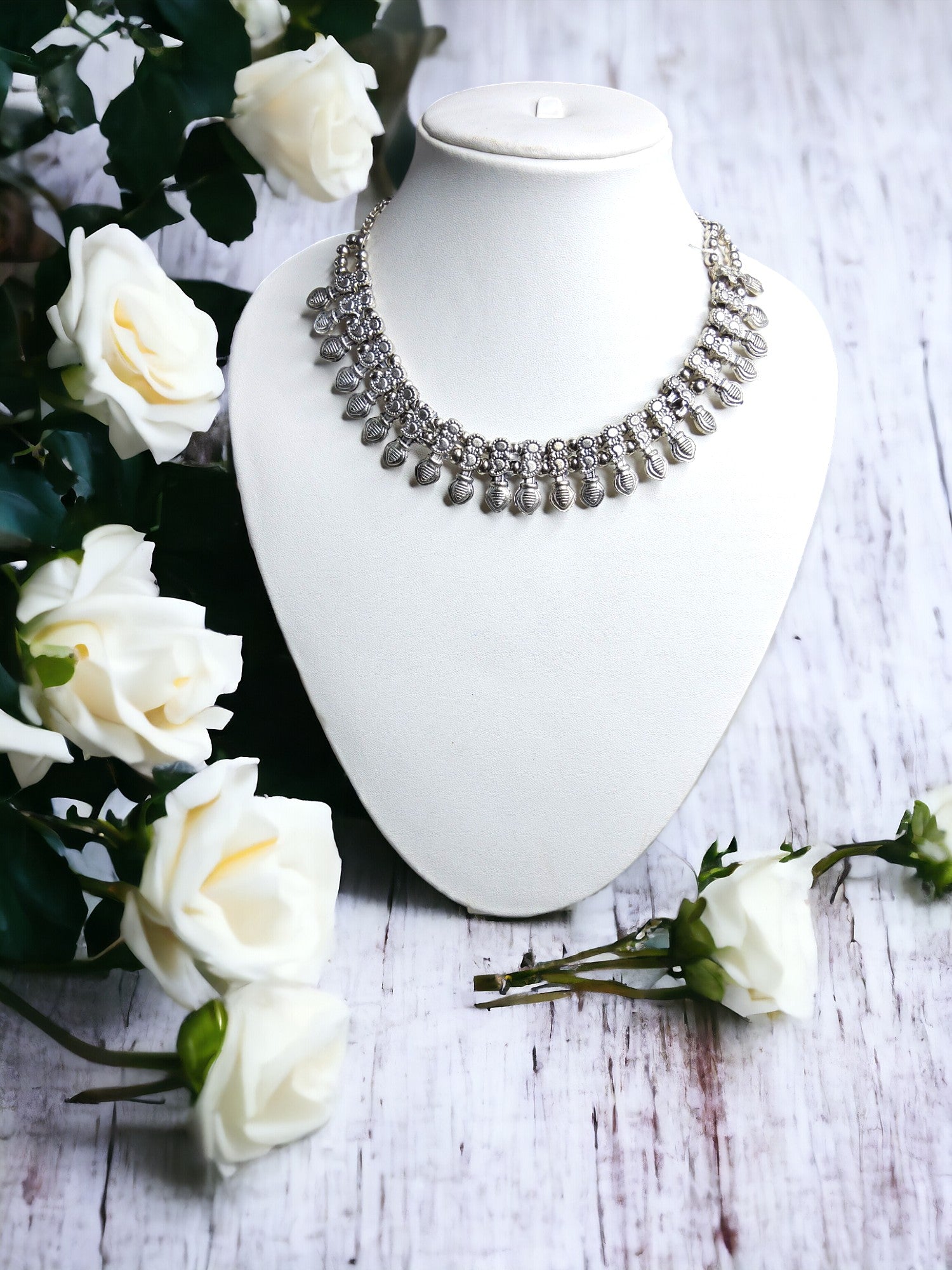 Ethereal Cascade Choker Necklace